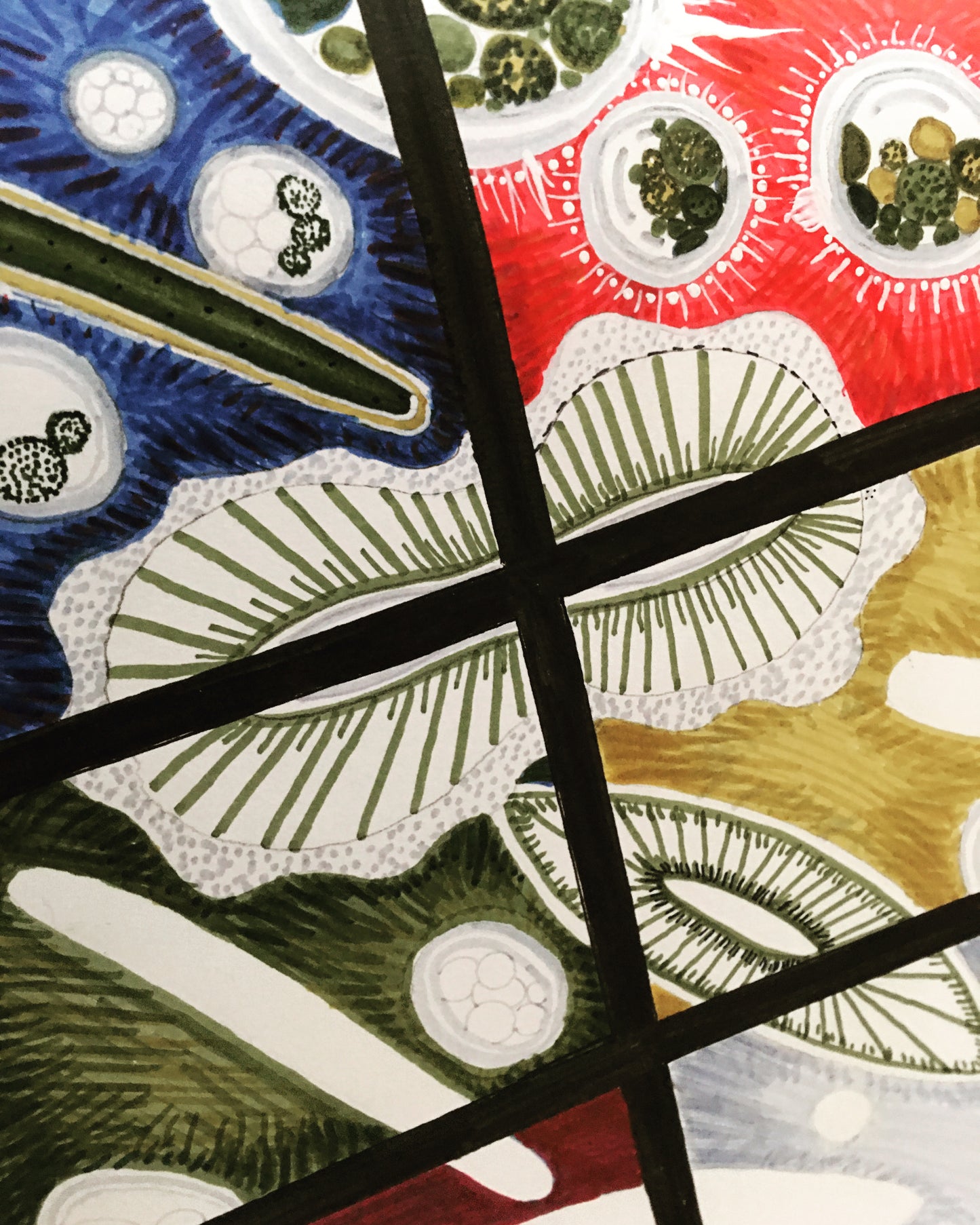 10-13 Microscopic Worlds: Microbiology Inspired Mixed Media Workshop