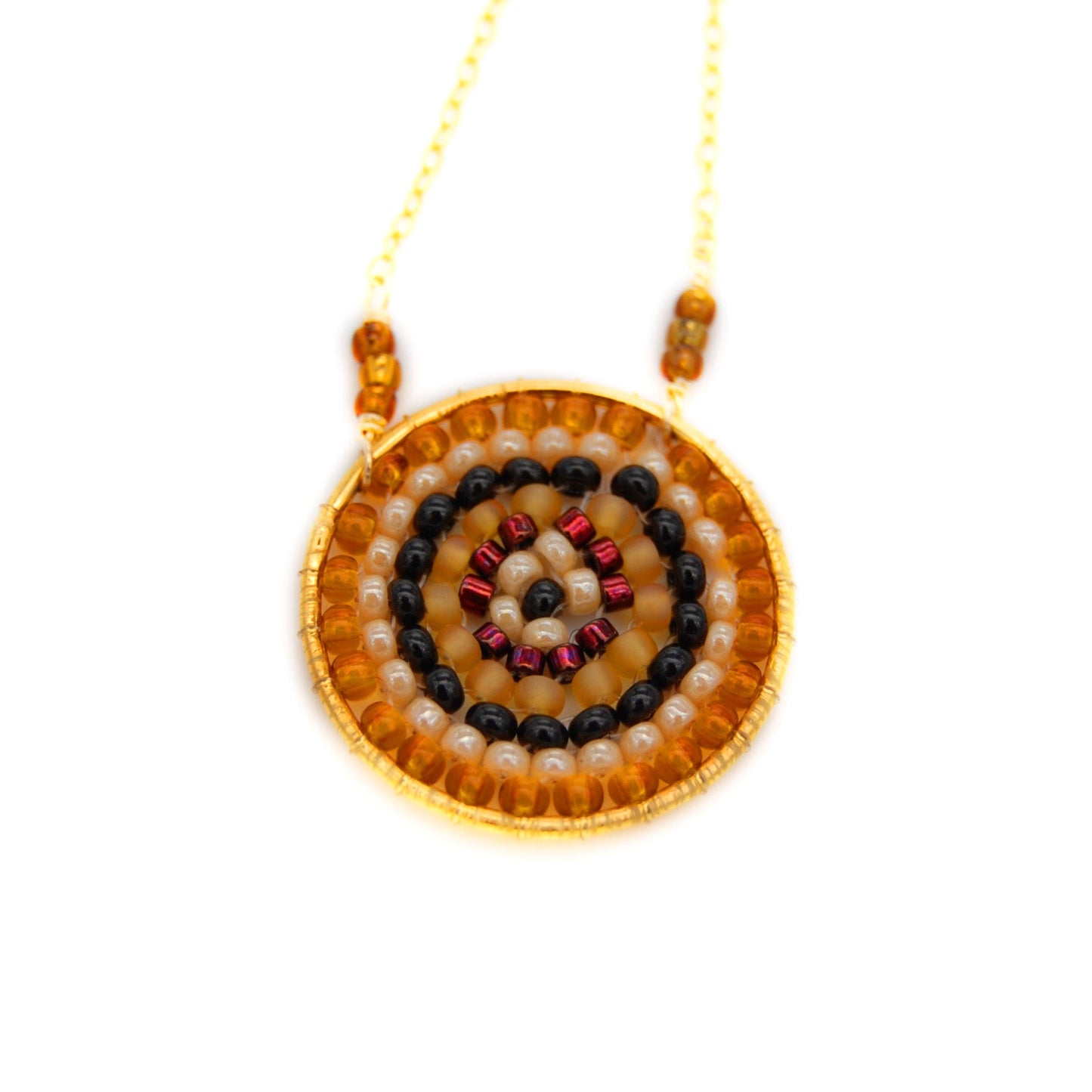 Gold Beaded Necklace