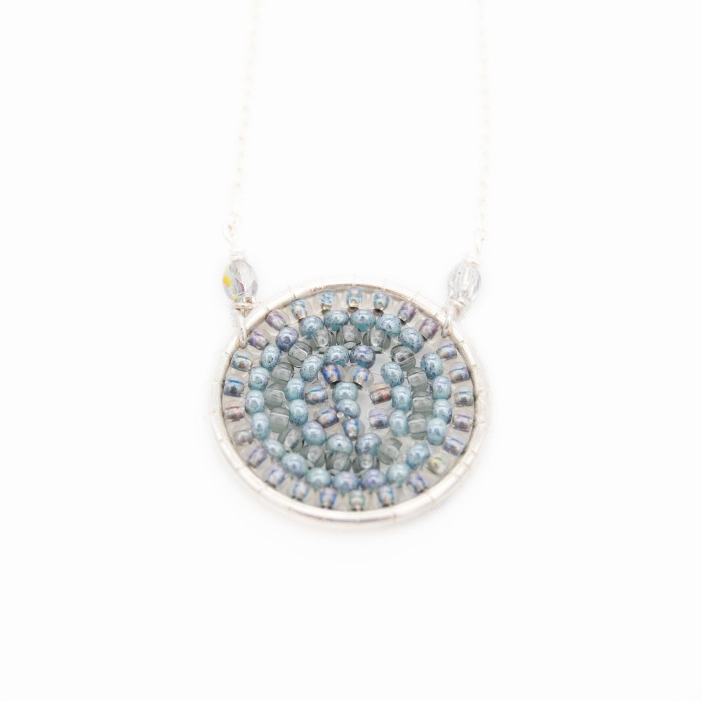 Silver Beaded Necklace