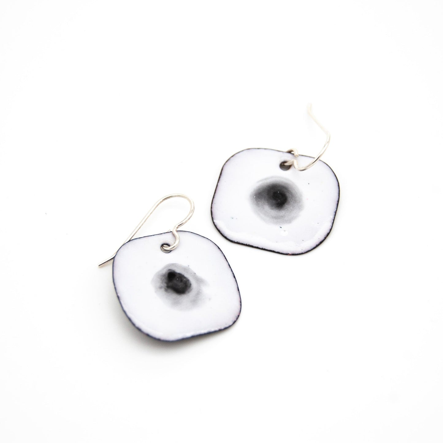 White Eyes Earrings