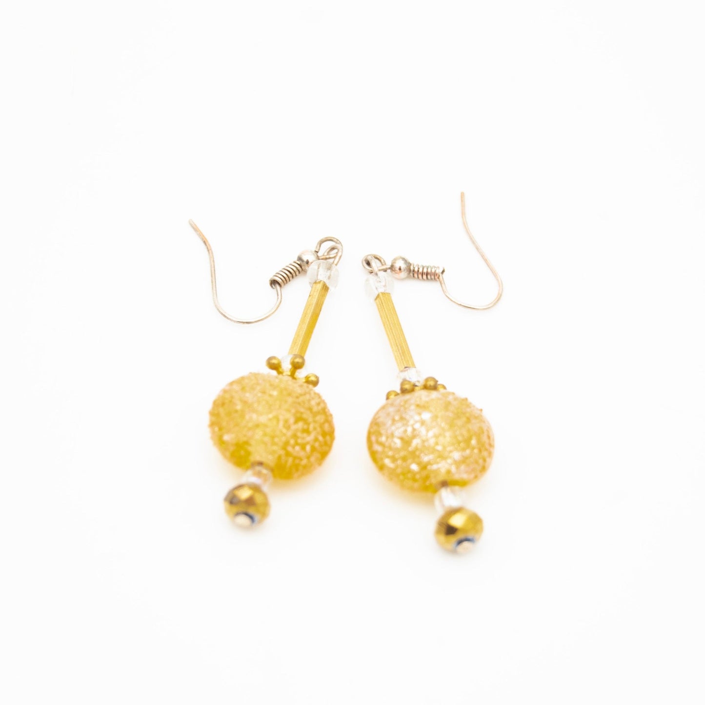 Gold Bead Earrings