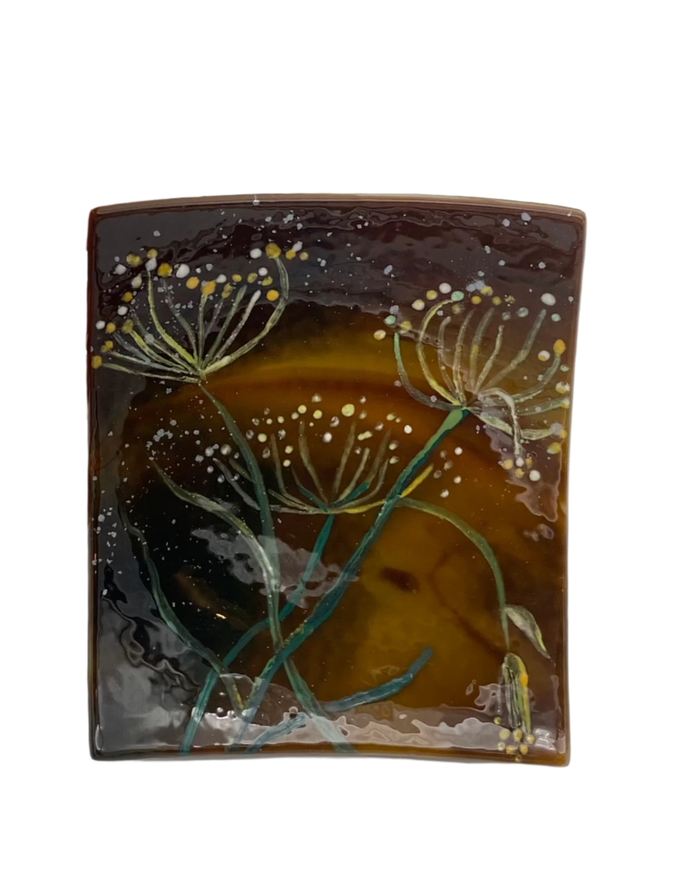 Brown and Yellow Trinket Dish