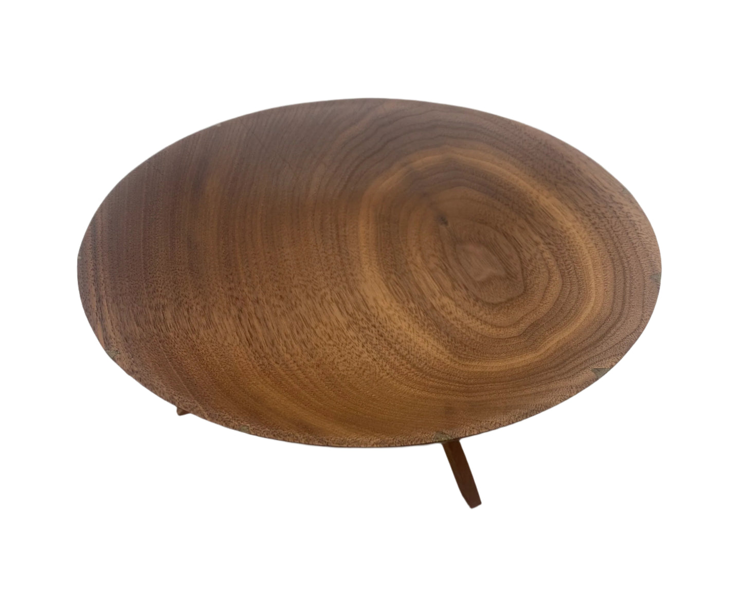 Spider Leg Dish with Brass Inlay