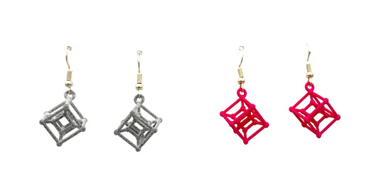 Hypercube Earrings