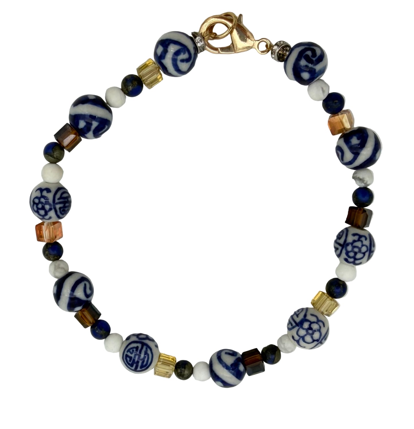 Blue Ceramic Bracelet