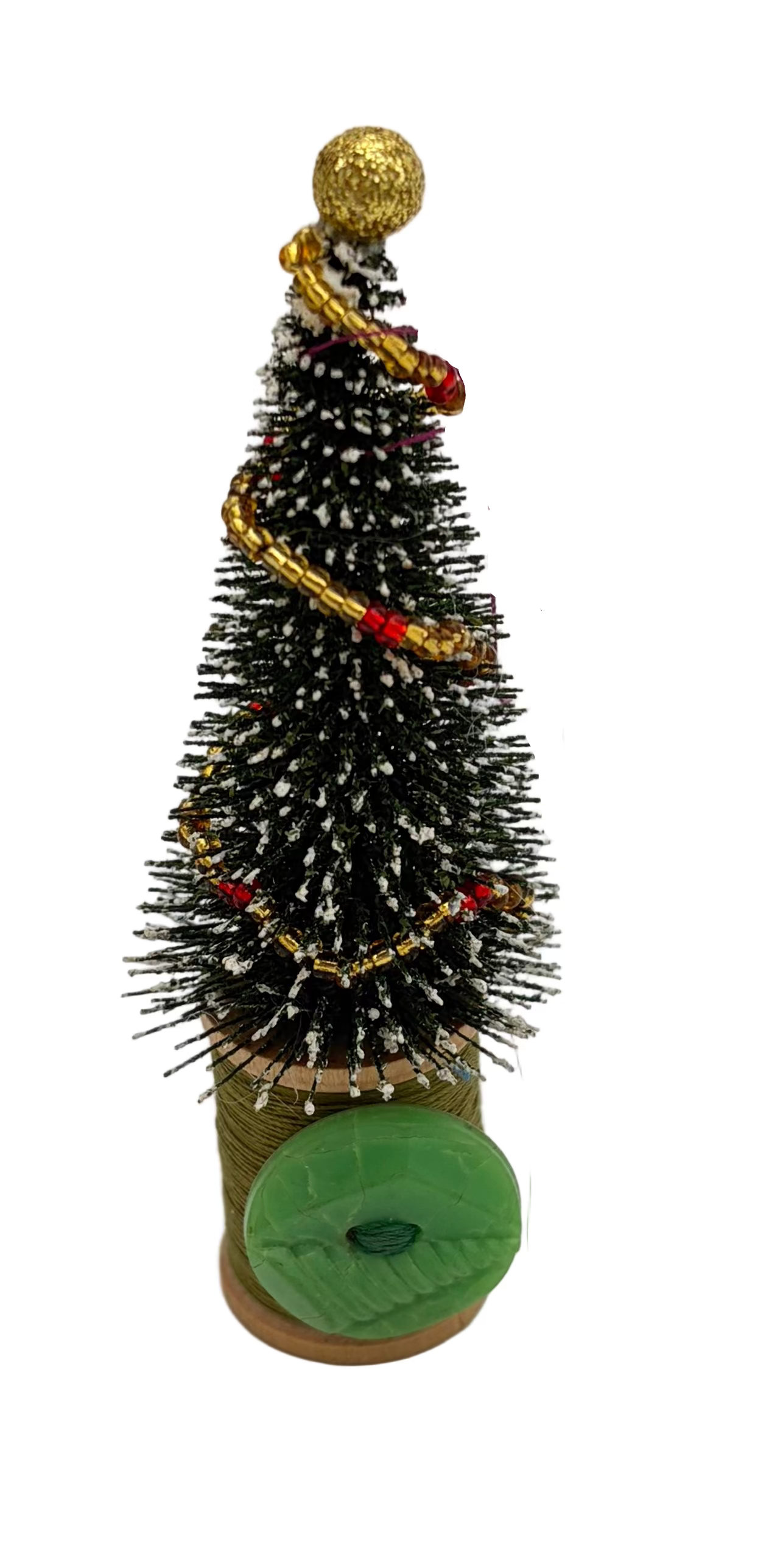 Small Vintage Spool Christmas Tree