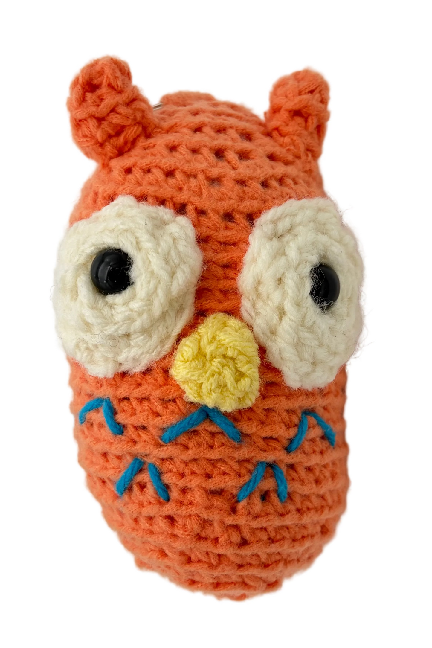 Peach & Blue Owl - Travel Buddy