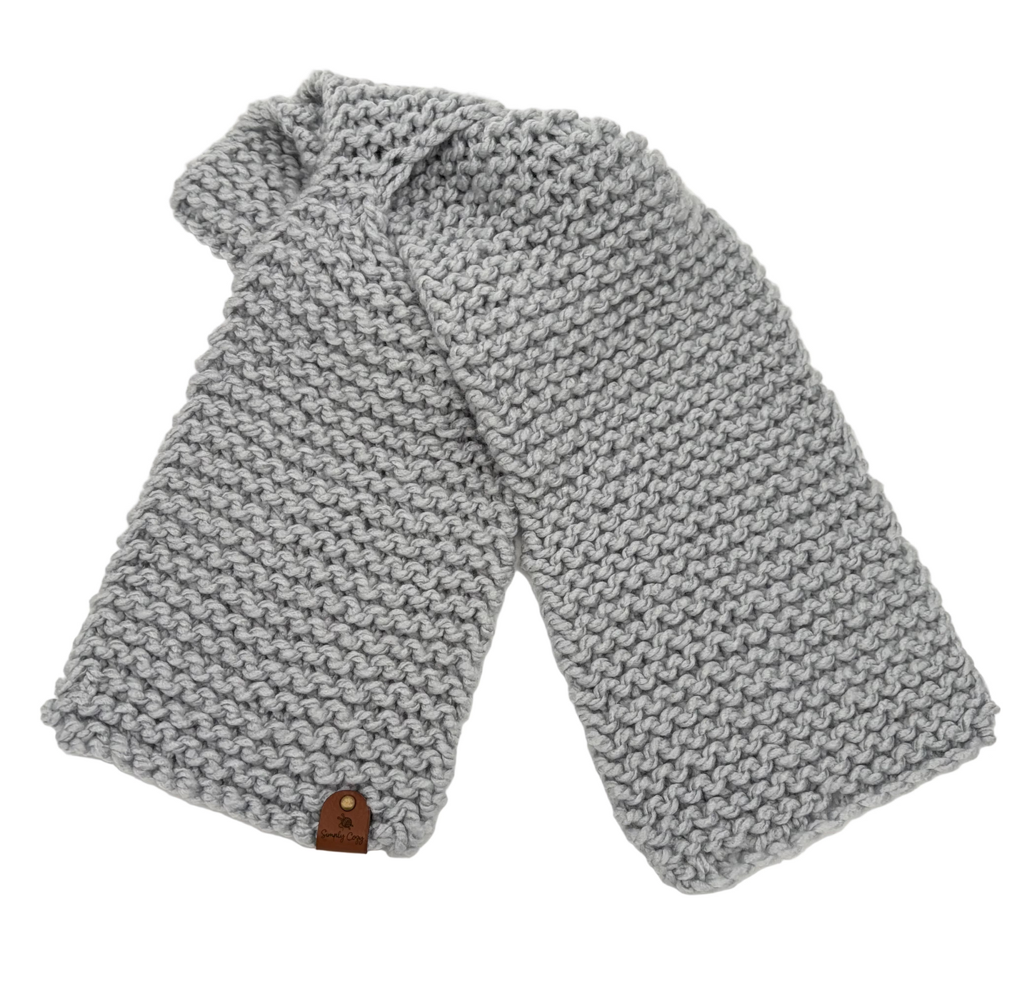 Grey Keyhole Scarf