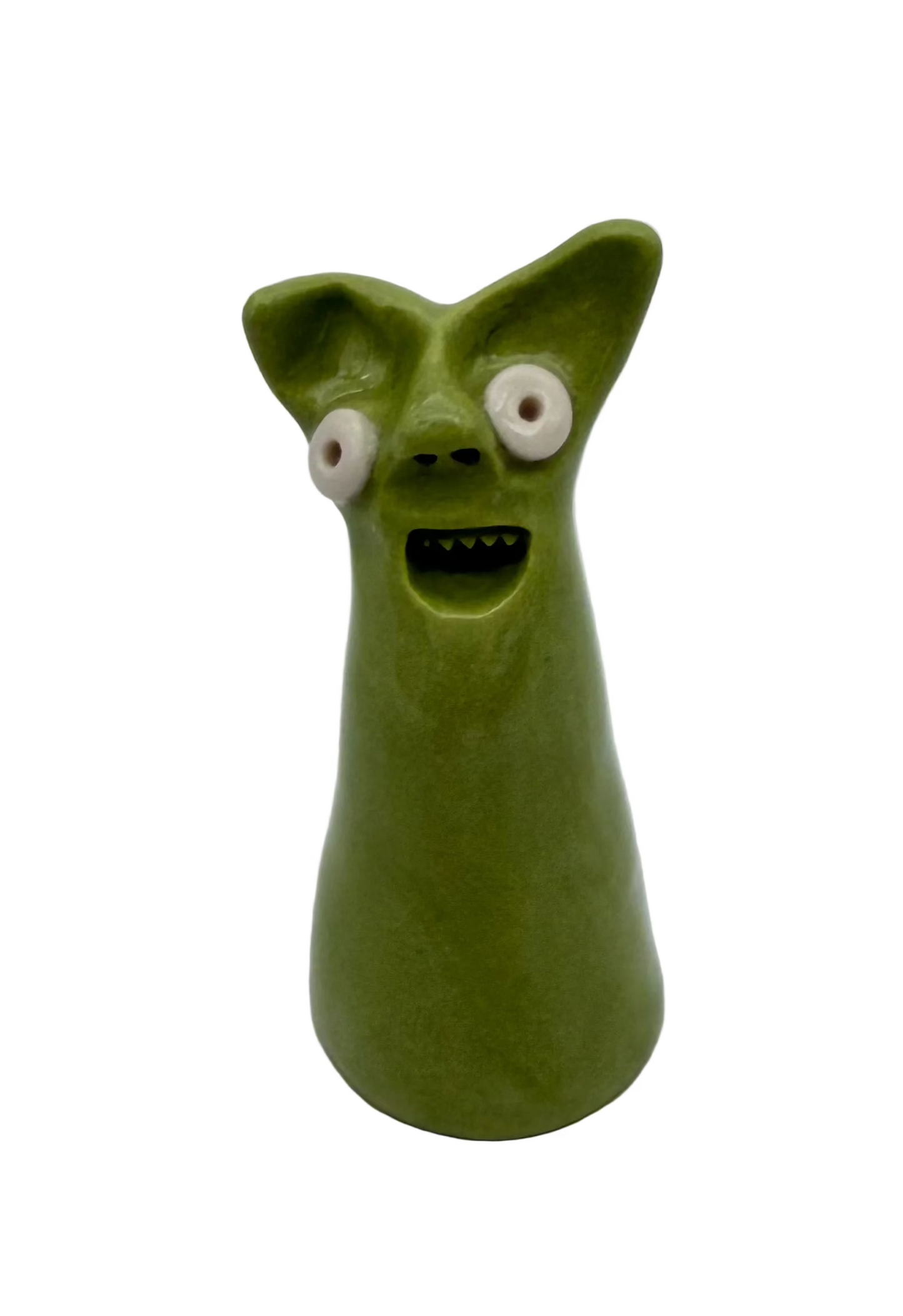 Green w/White Eyes and Ears goober