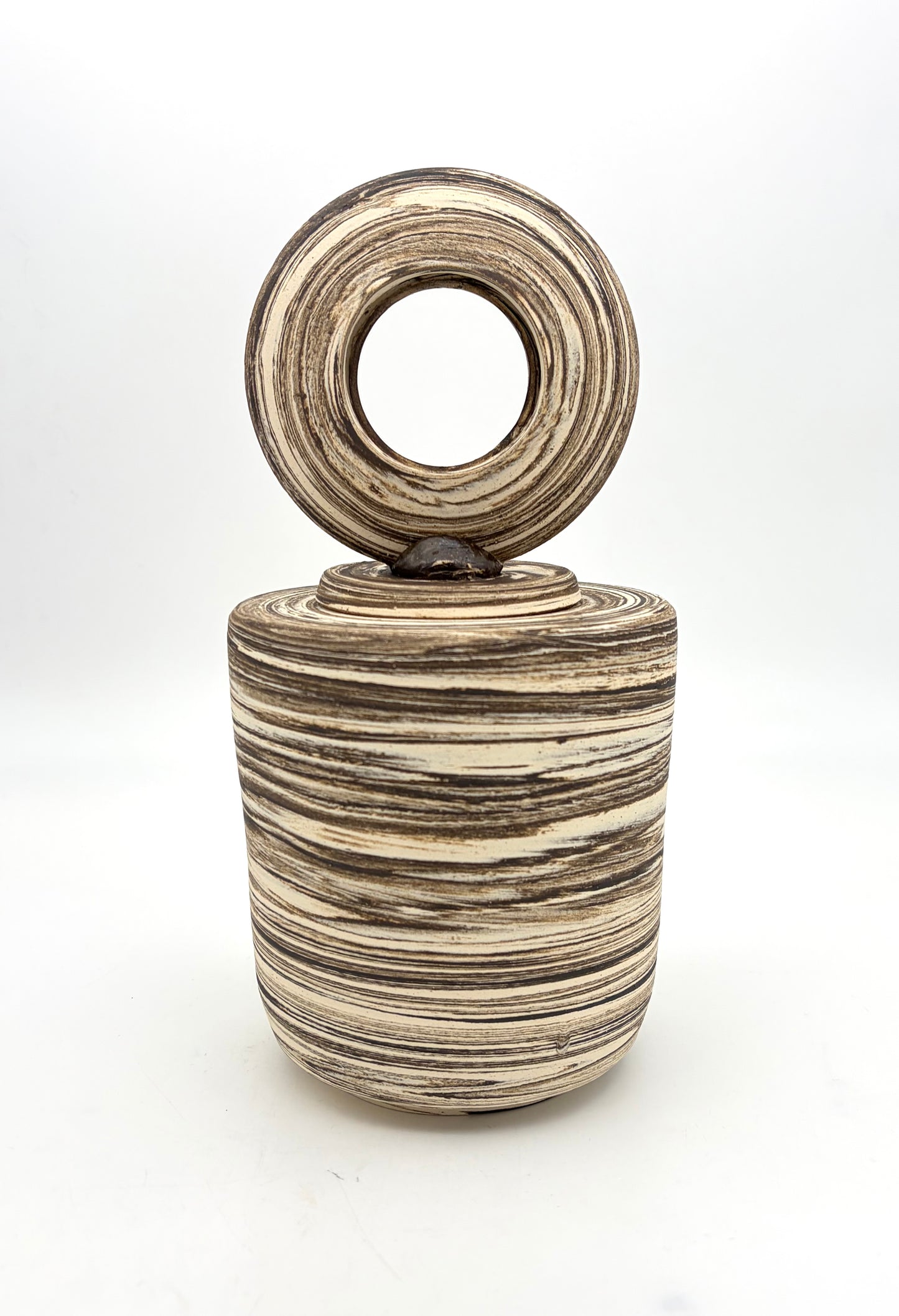 Black and White Portal Swirled