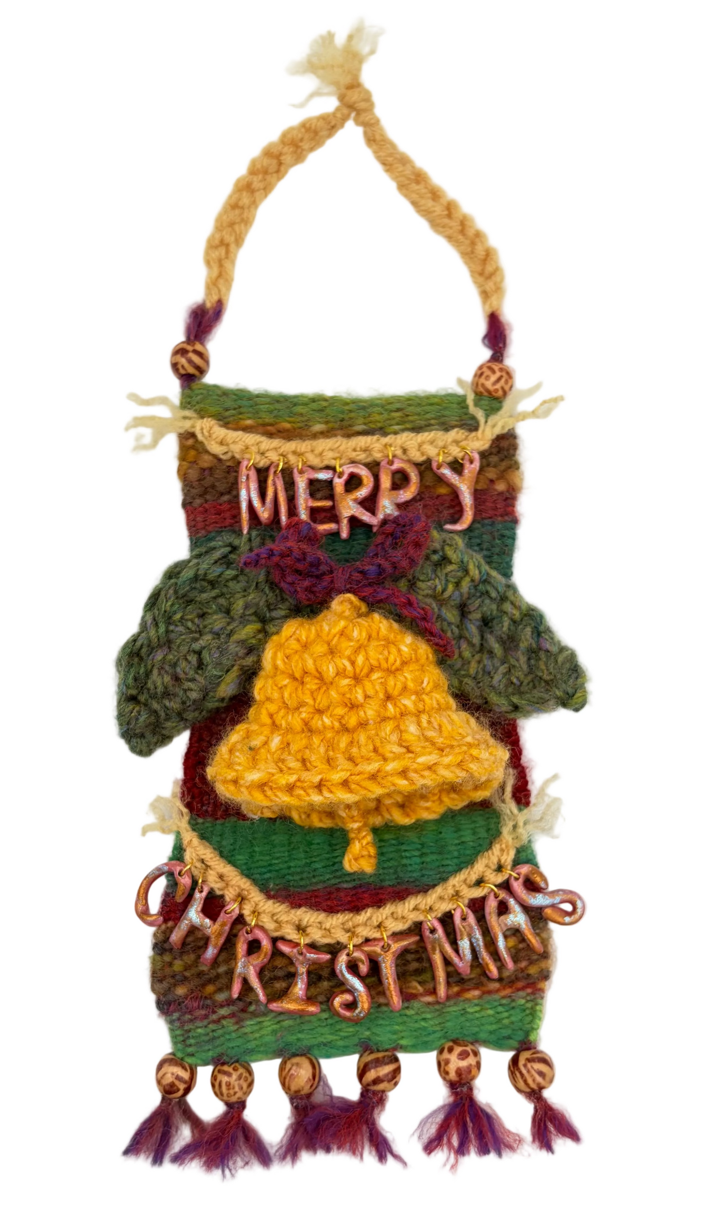 "Merry Christmas" Weaving Decor