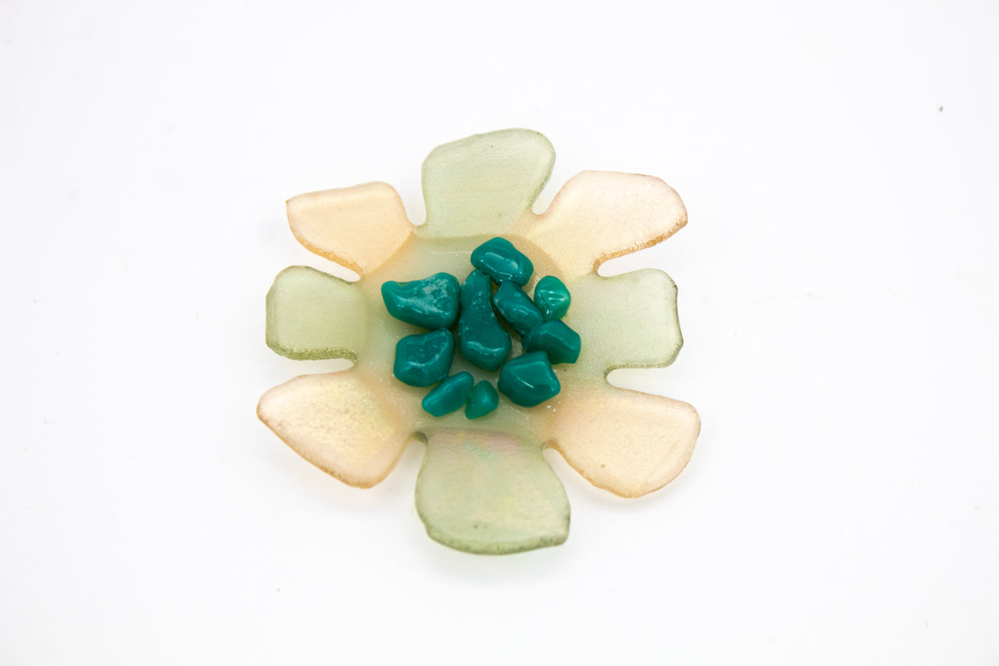 Peach/Seafoam Pin