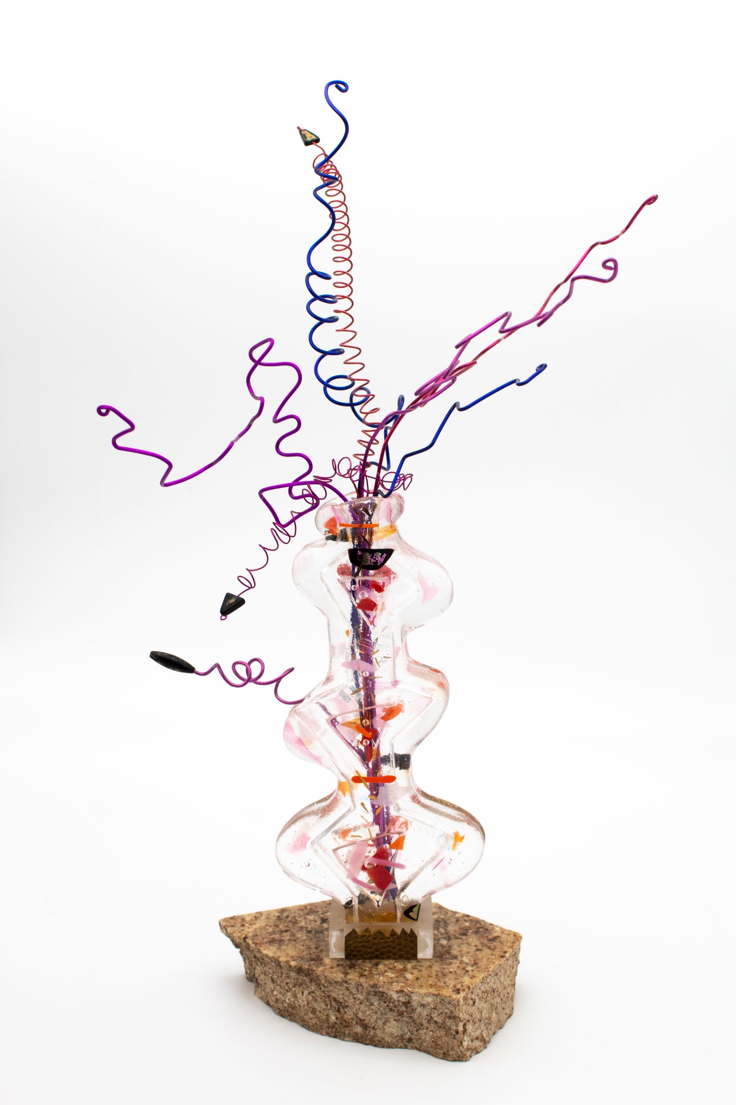 Tilt-A-Whirl Glass Sculpture