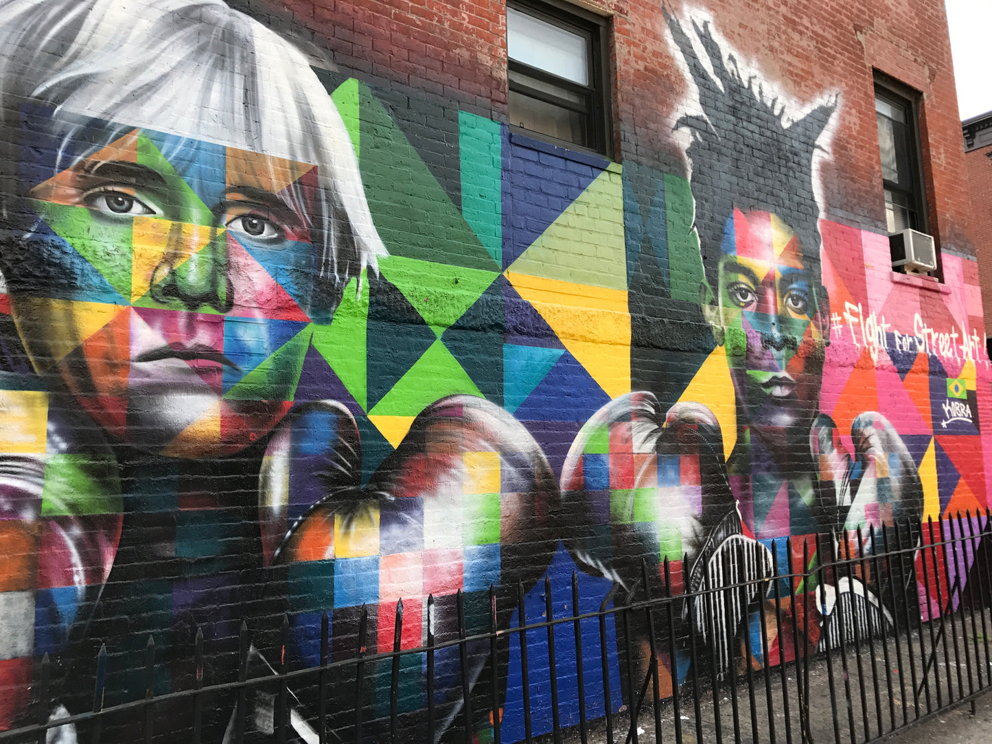 Warhol/Basquiat Street Art