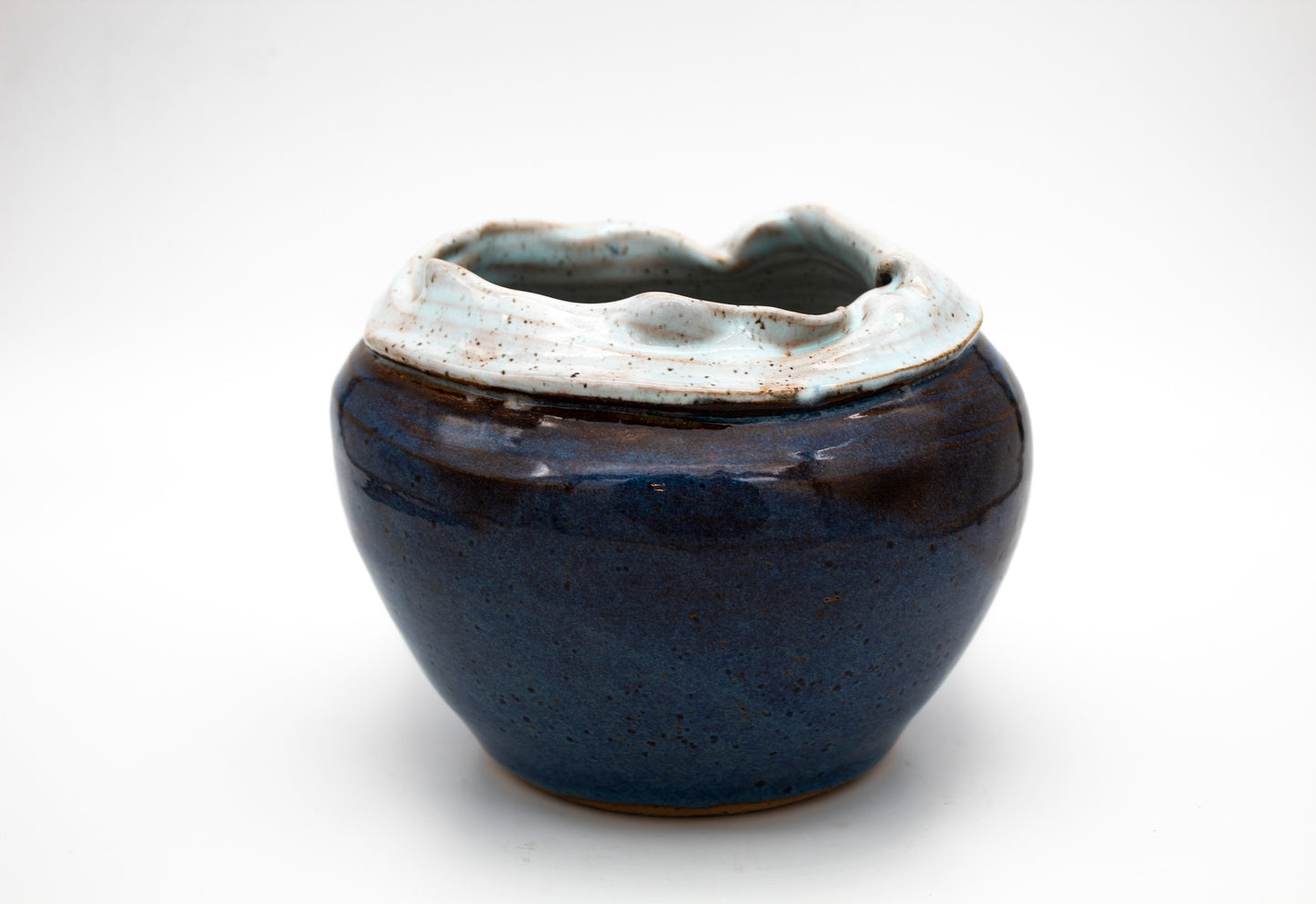 Blue and White Floppy Bowl