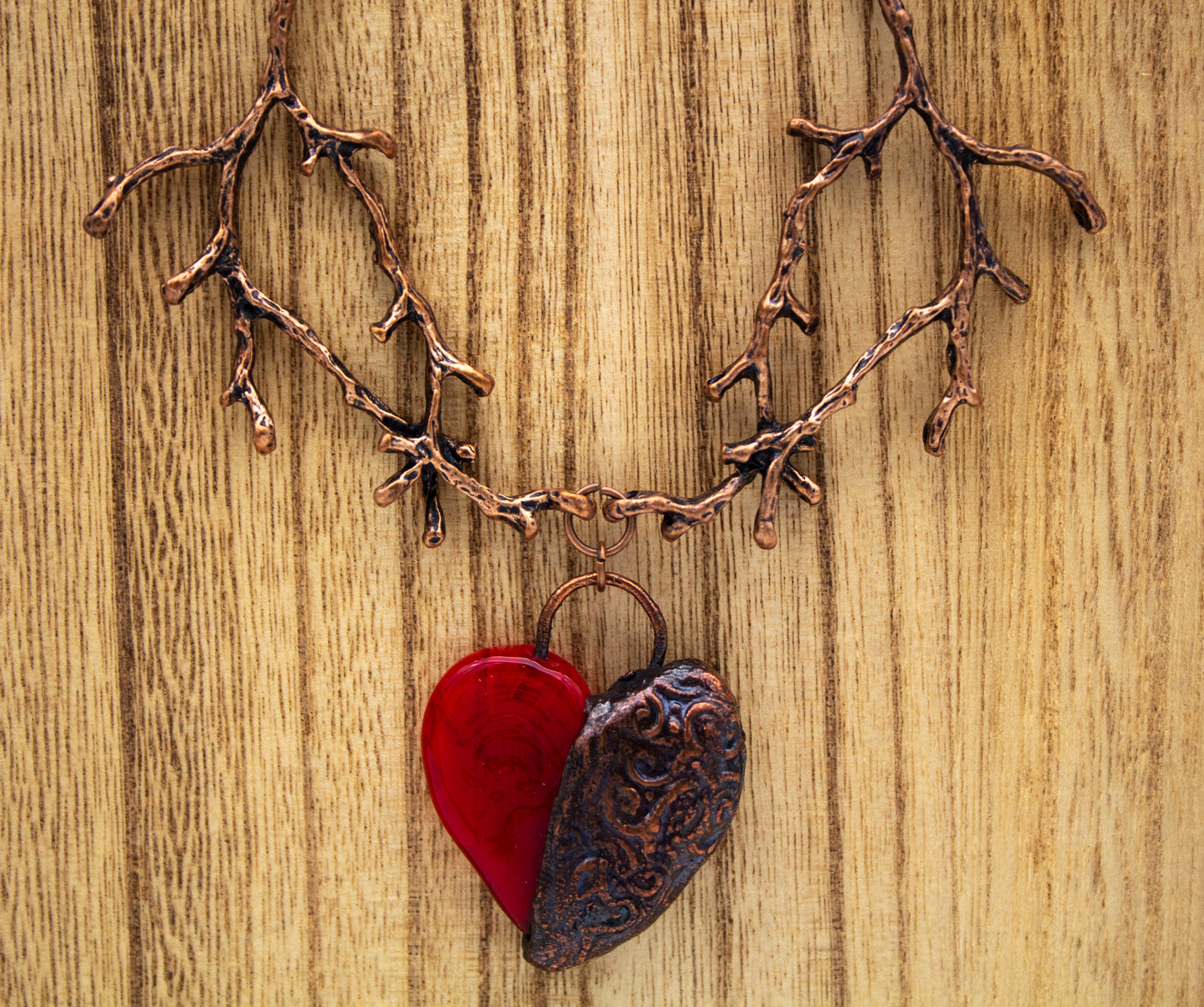 Electroformed Heart/Copper