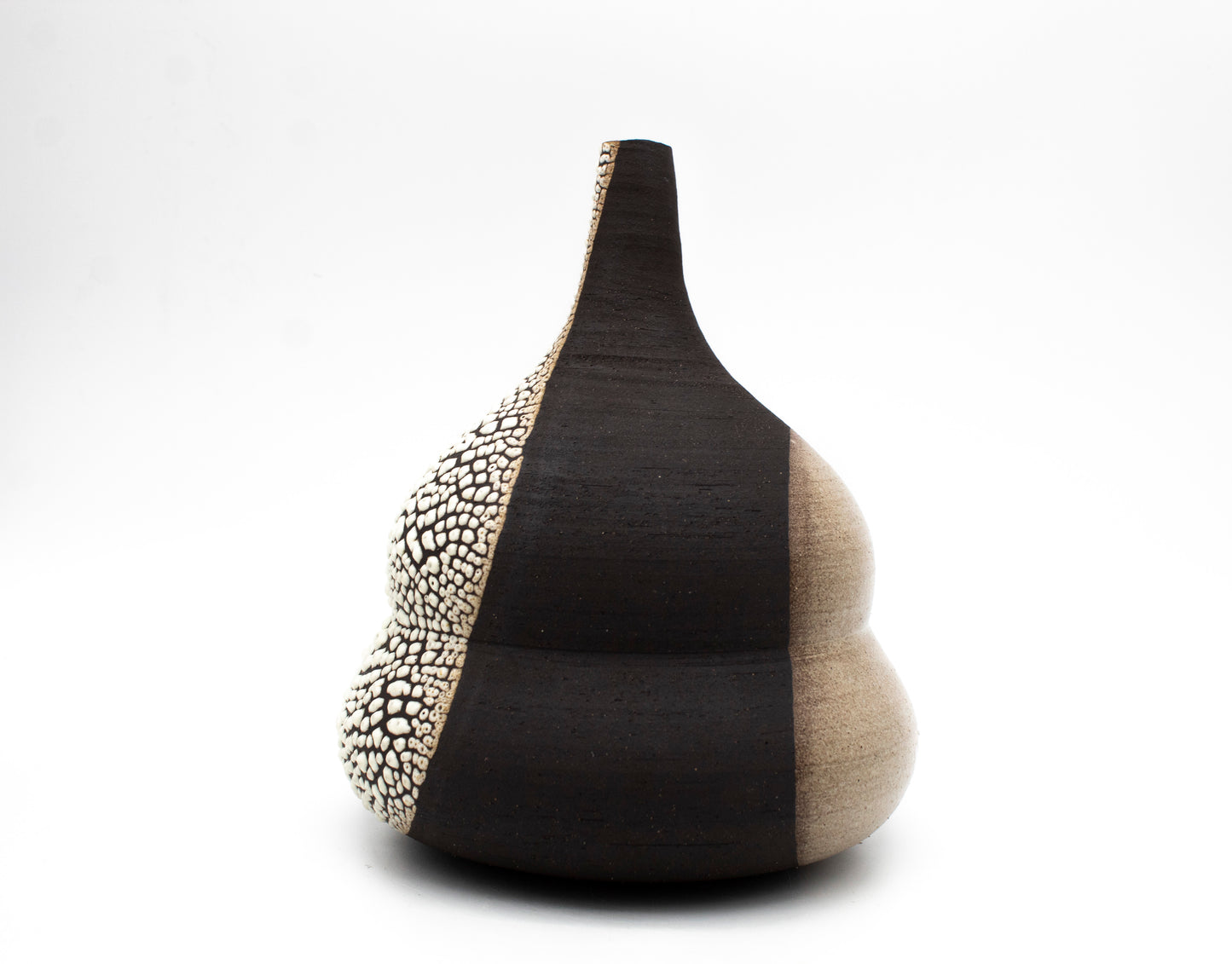 Signature Black Stoneware Vase Silhouette