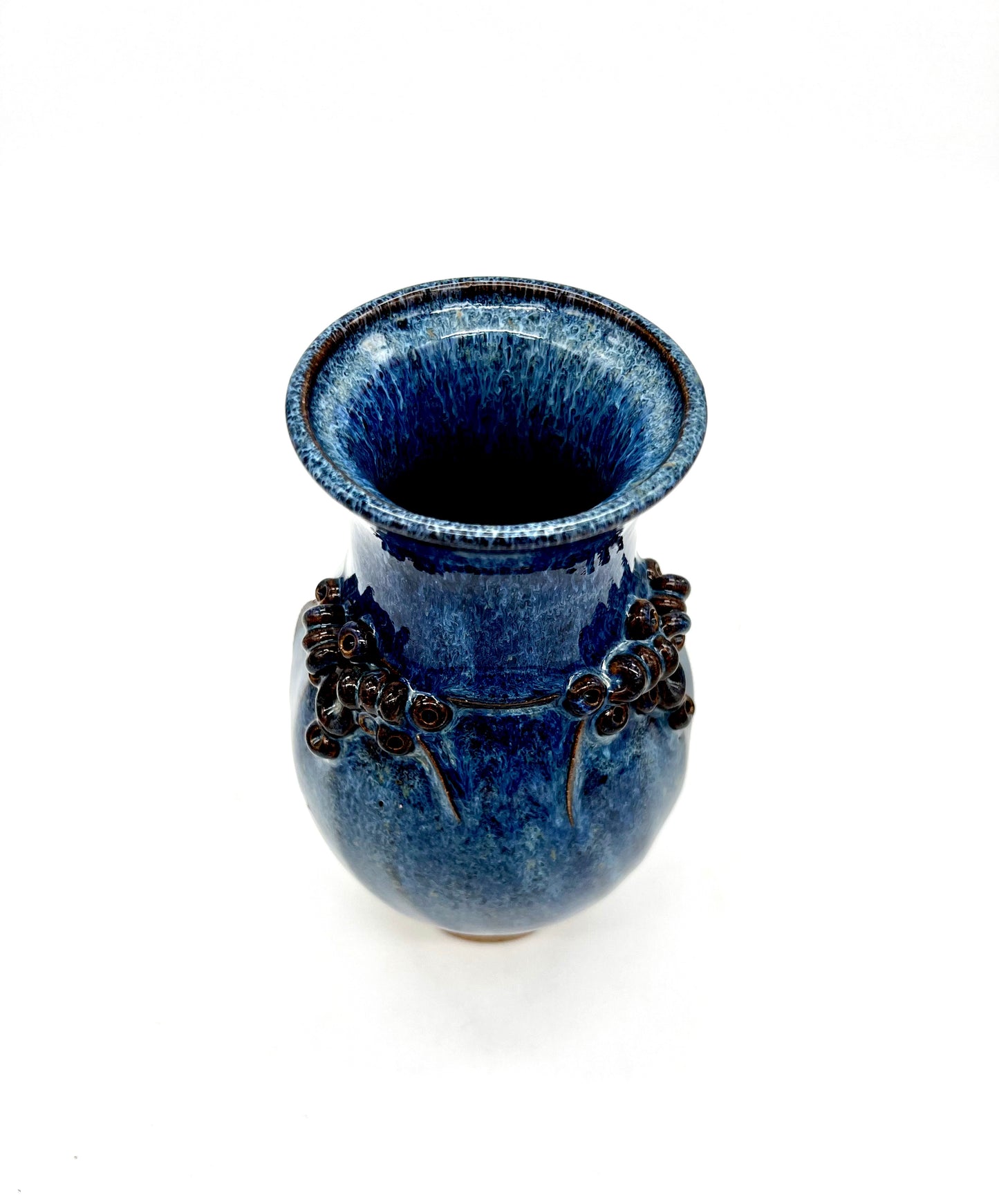 Blue Chatter Vase
