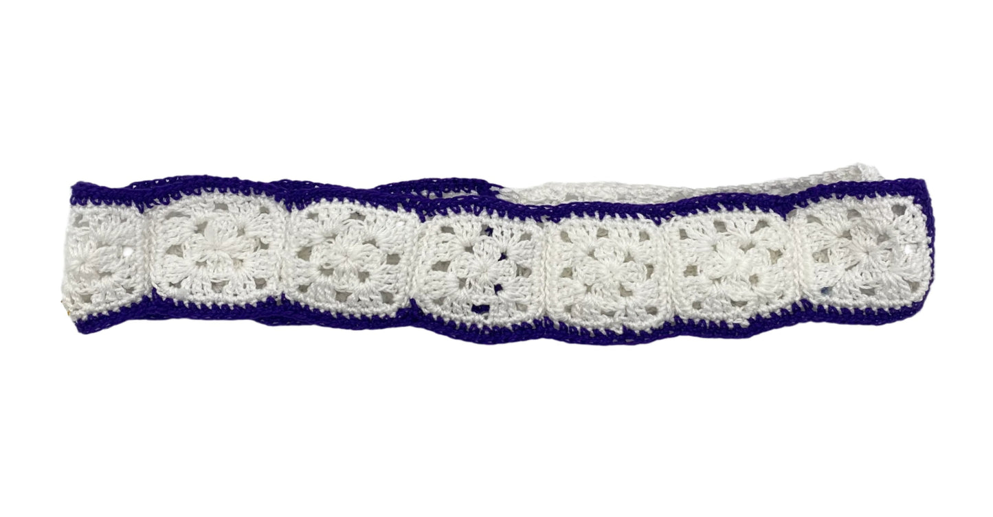 Micro-Crochet Purple Headband