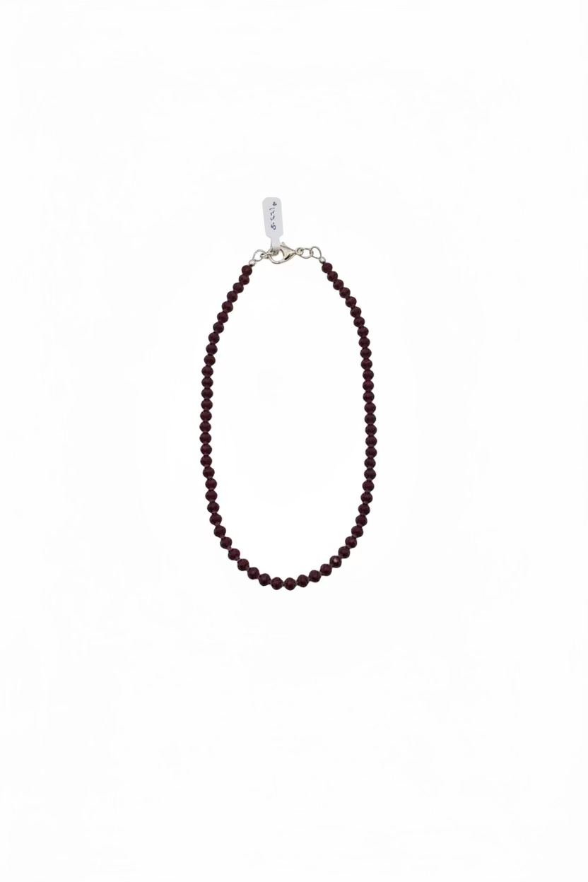 Ruby with Sterling Silver Necklace