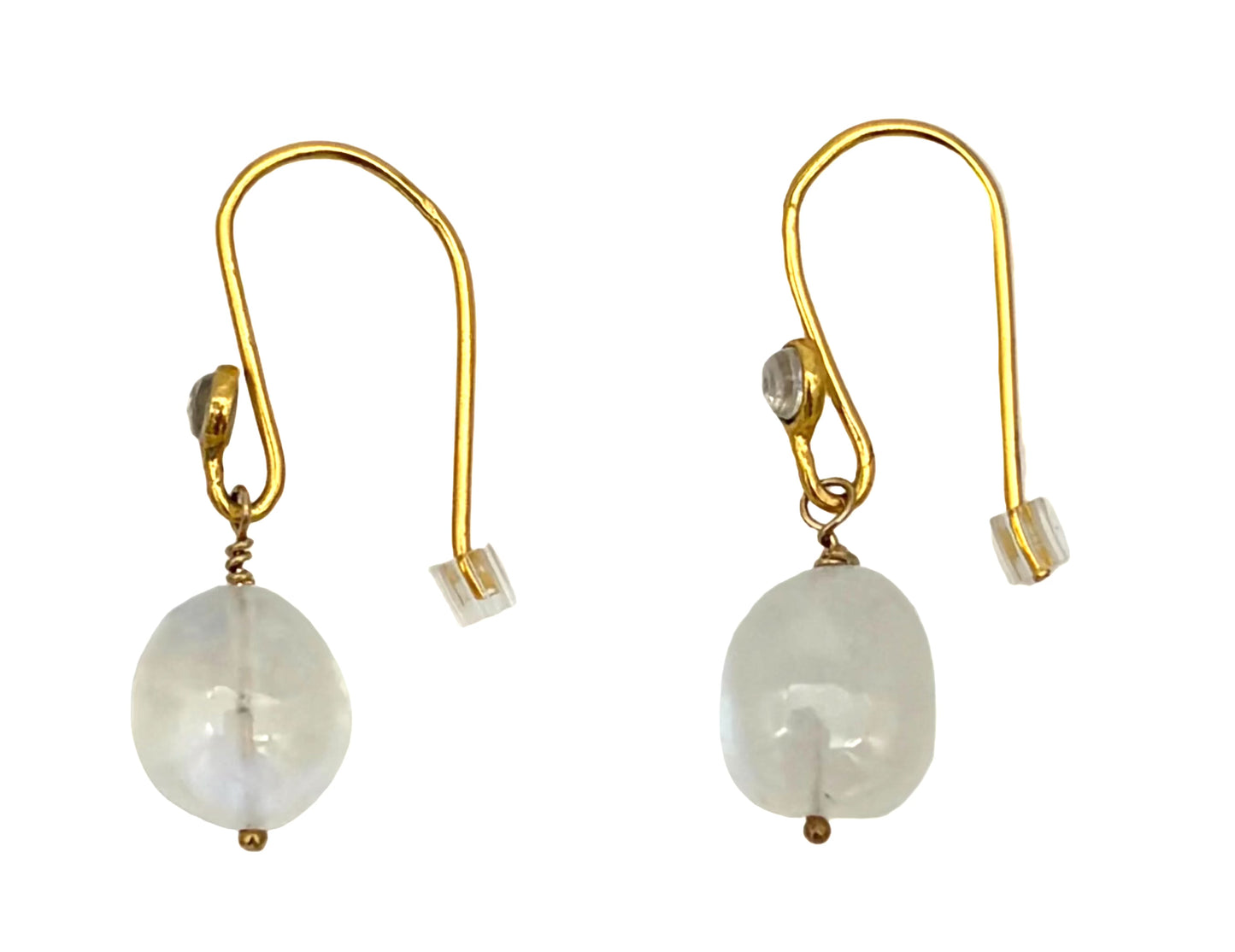 Rainbow Moonstone Earrings