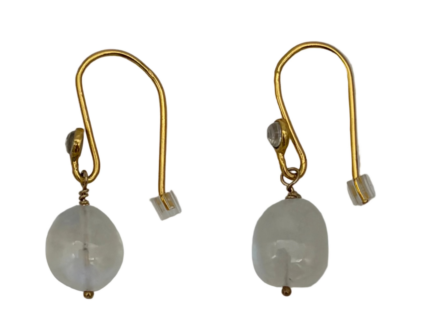 Rainbow Moonstone Earrings