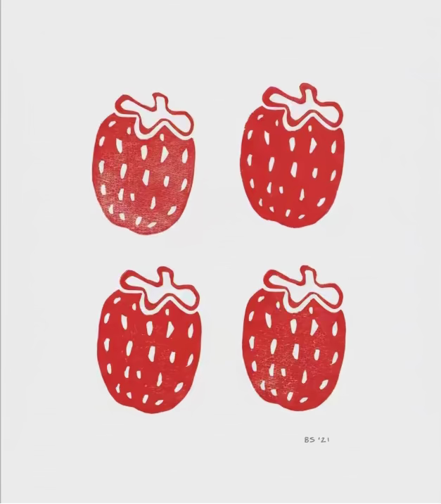 Strawberry Print