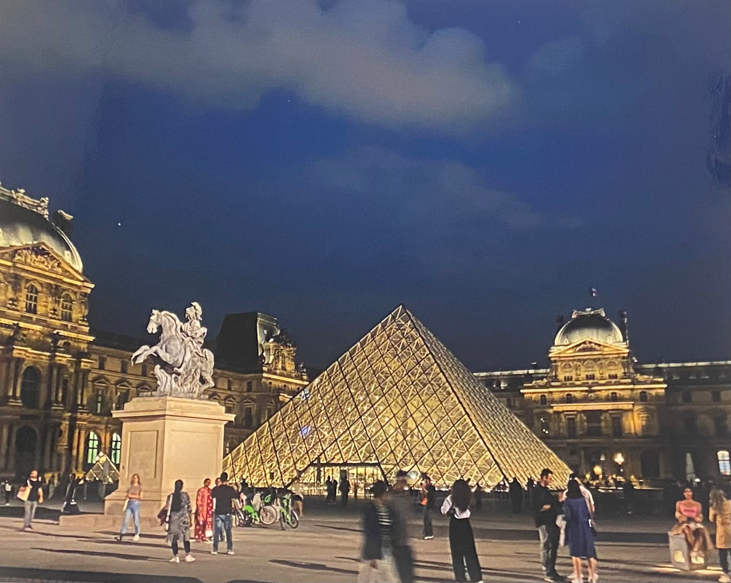 Evening at the Louvre