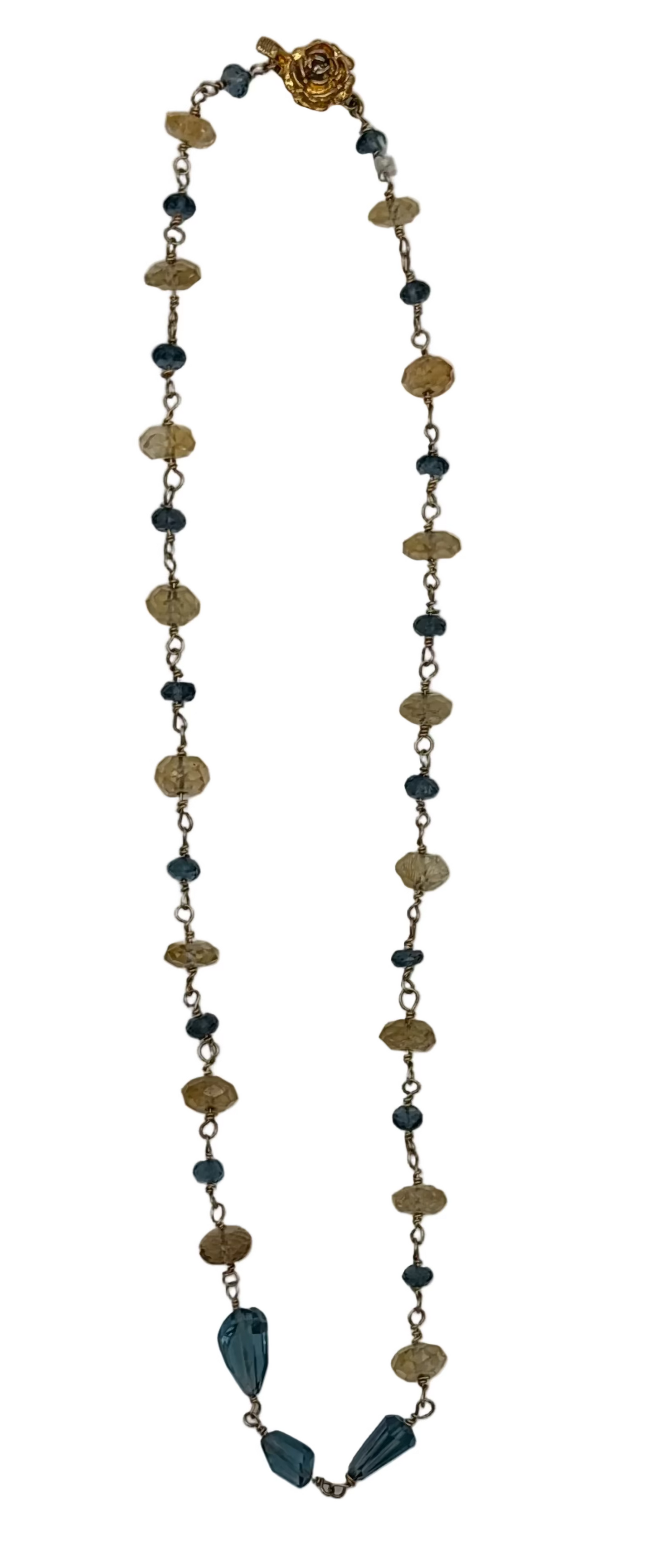 London Blue Topaz Necklace