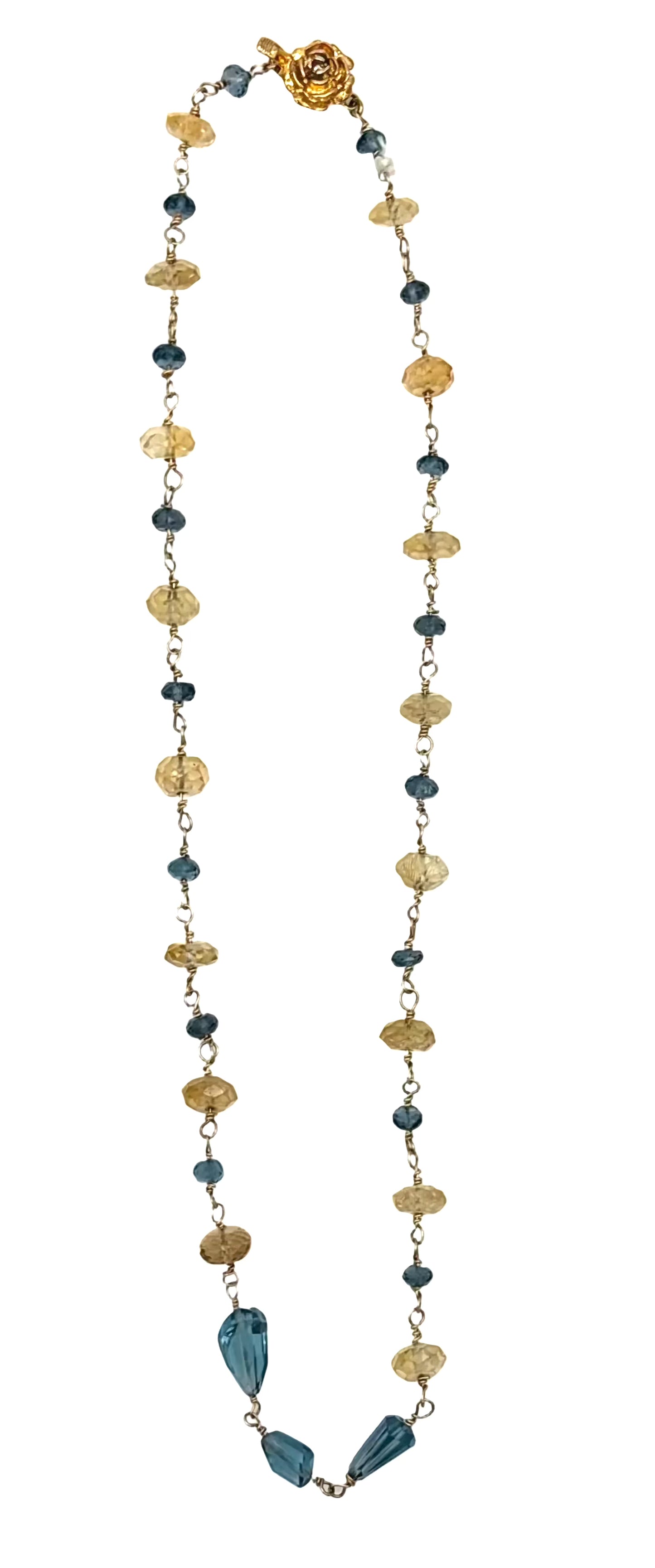 London Blue Topaz Necklace