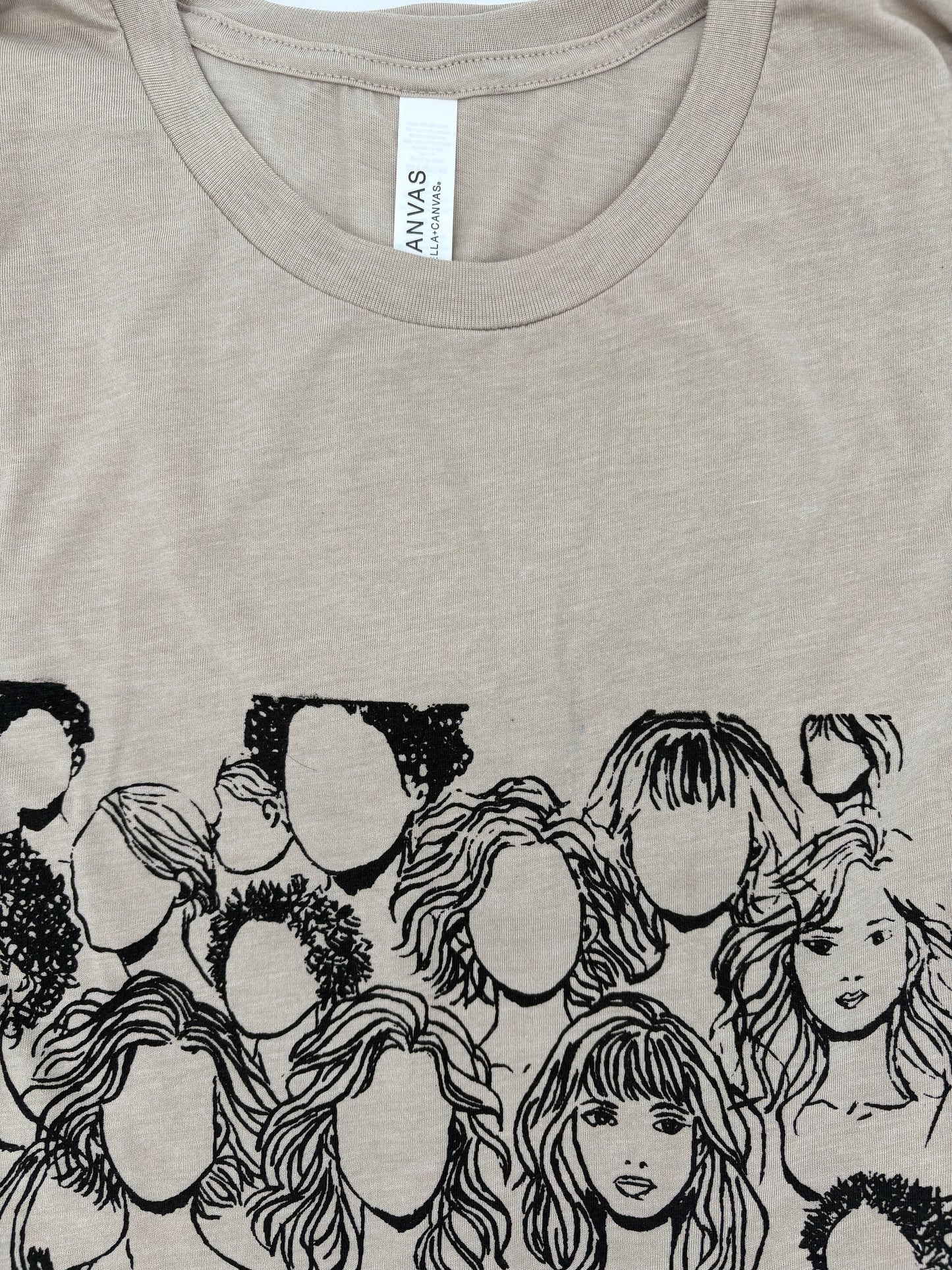 Short Sleeve Crew Neck - Dark Beige