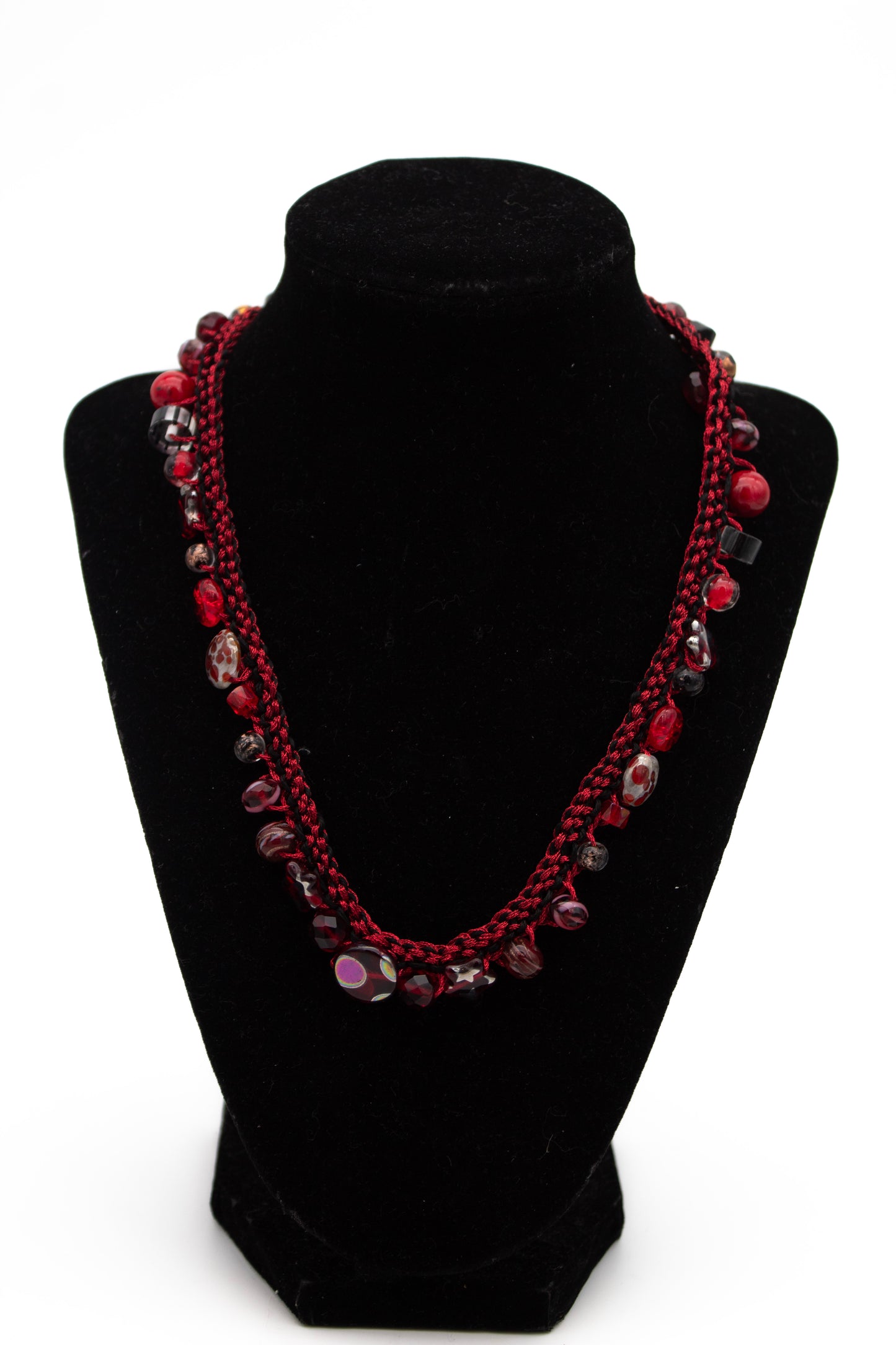 Goth Red + Black Nape
