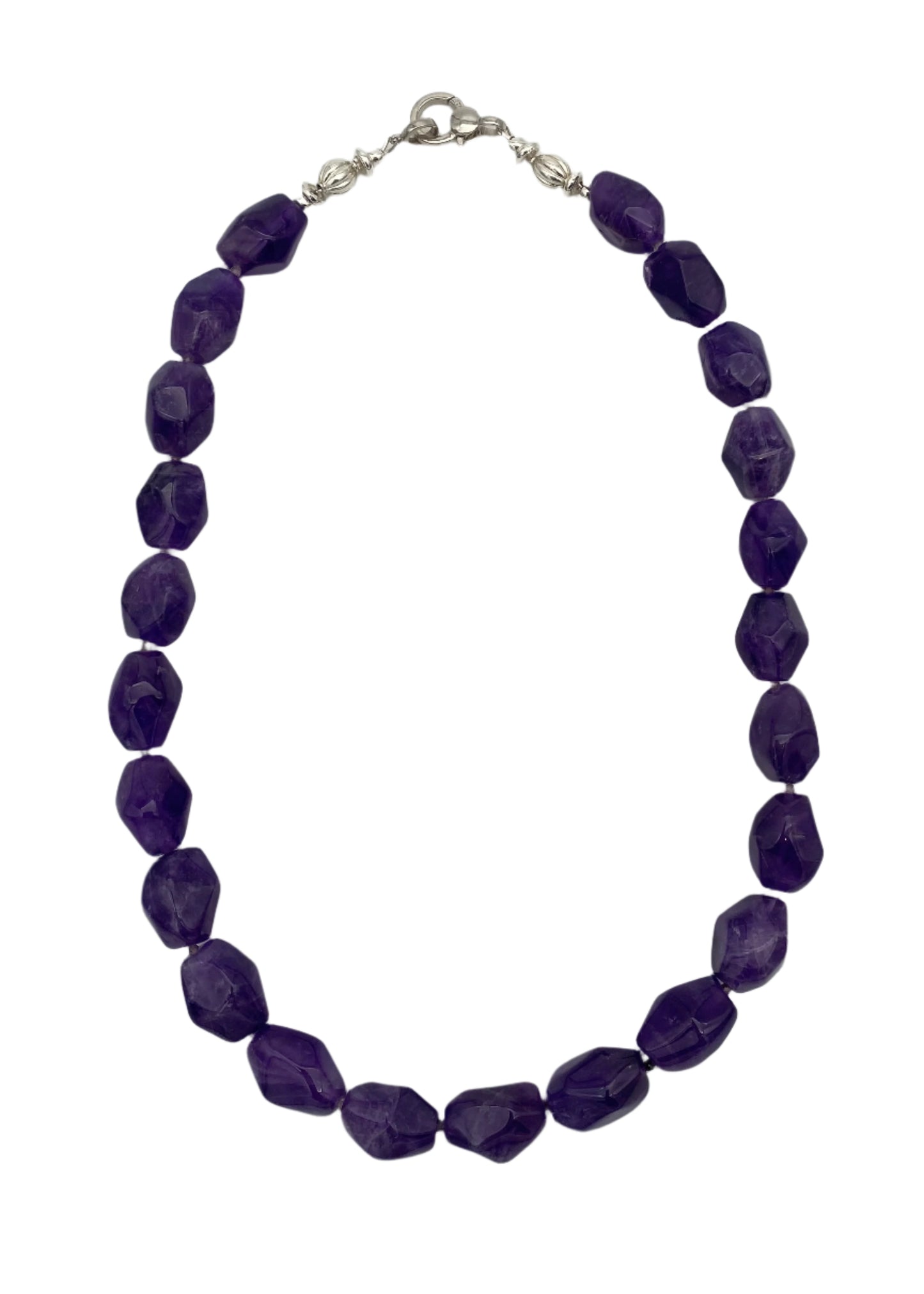 Sterling Silver Amethyst Necklace