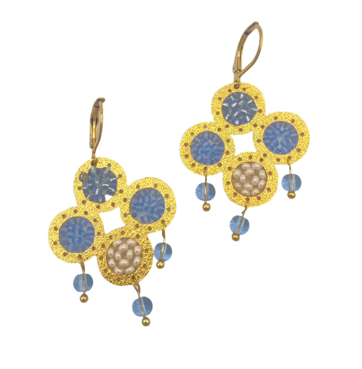 Four Circle Earrings