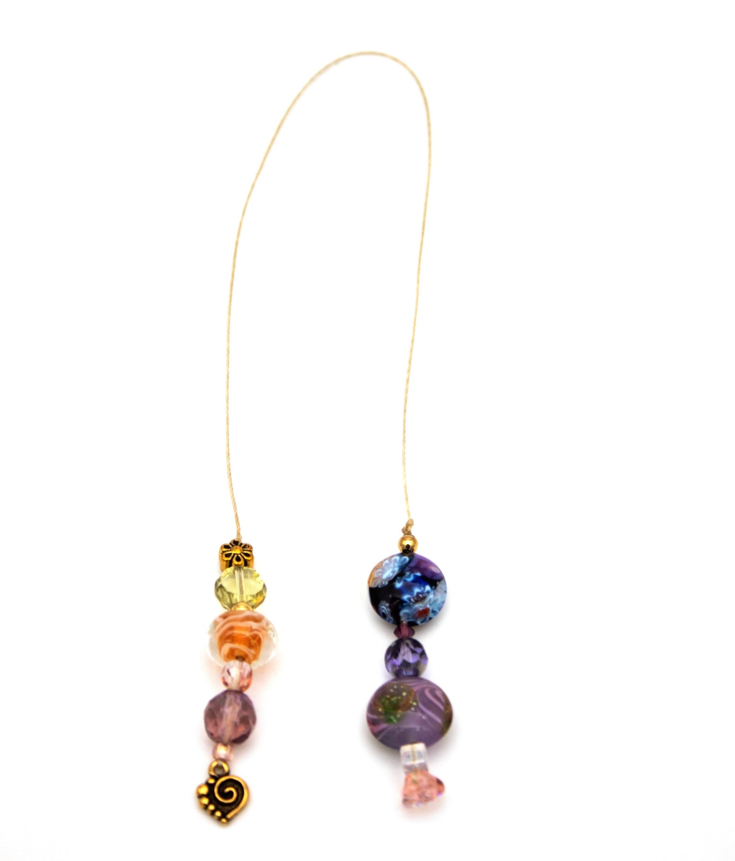 Gold Heart Peach Plum
