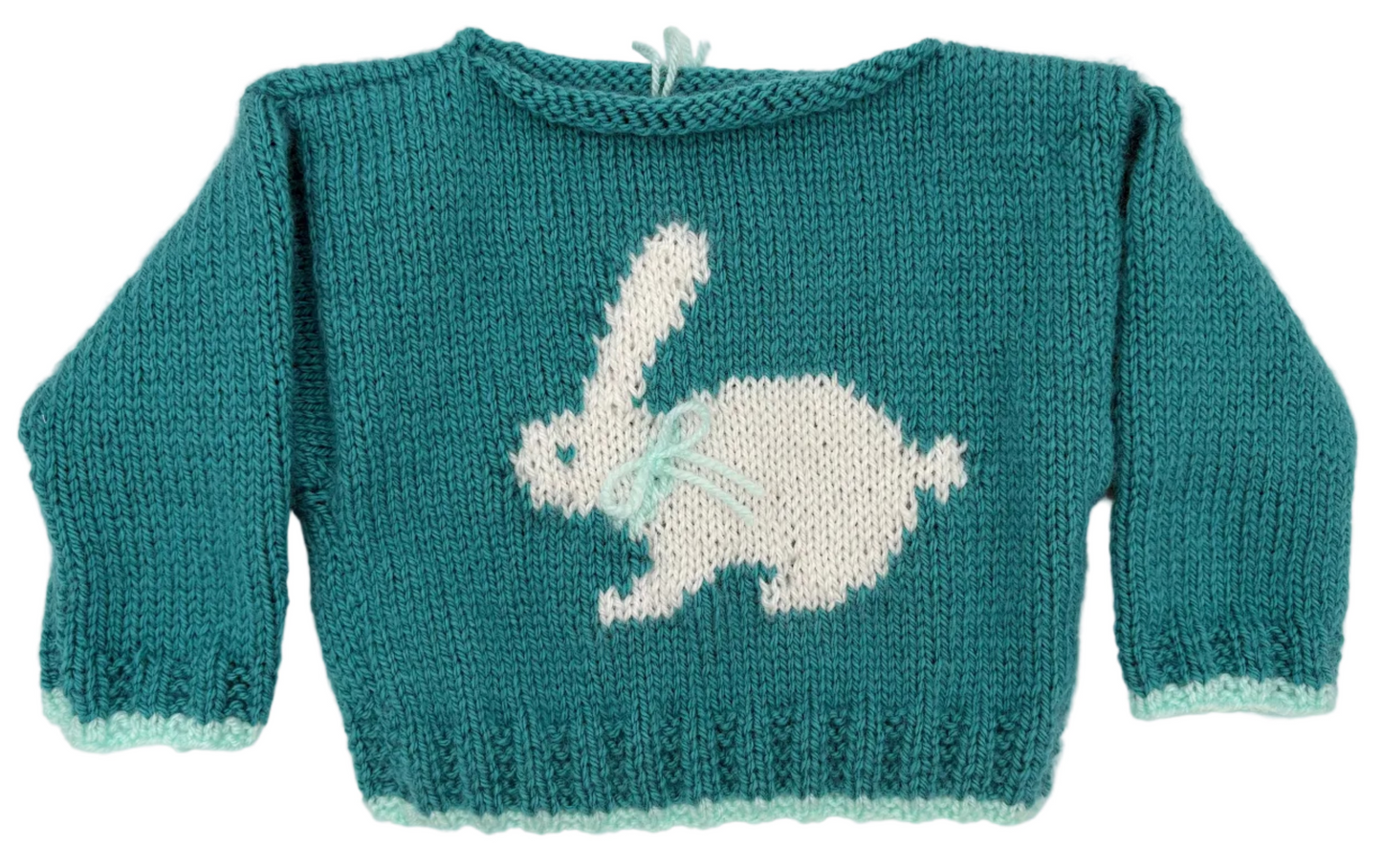 Hand Knitted Bunny Sweater
