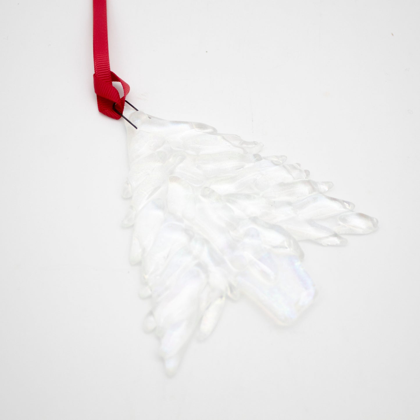 Clear Iridescent Tree Ornaments