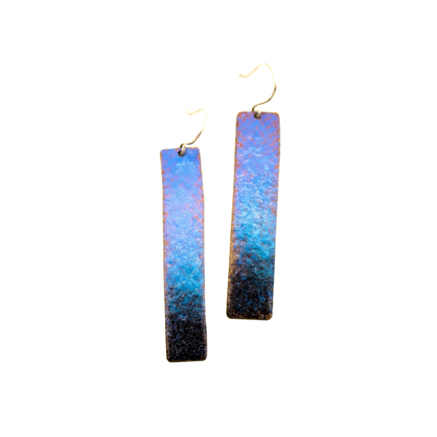 Enamelled Copper Earrings