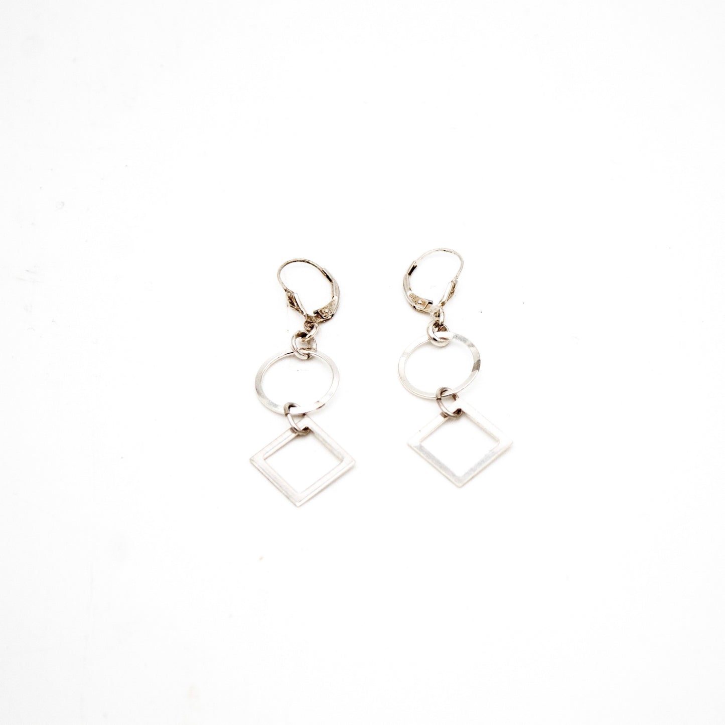 Circle Square Earrings