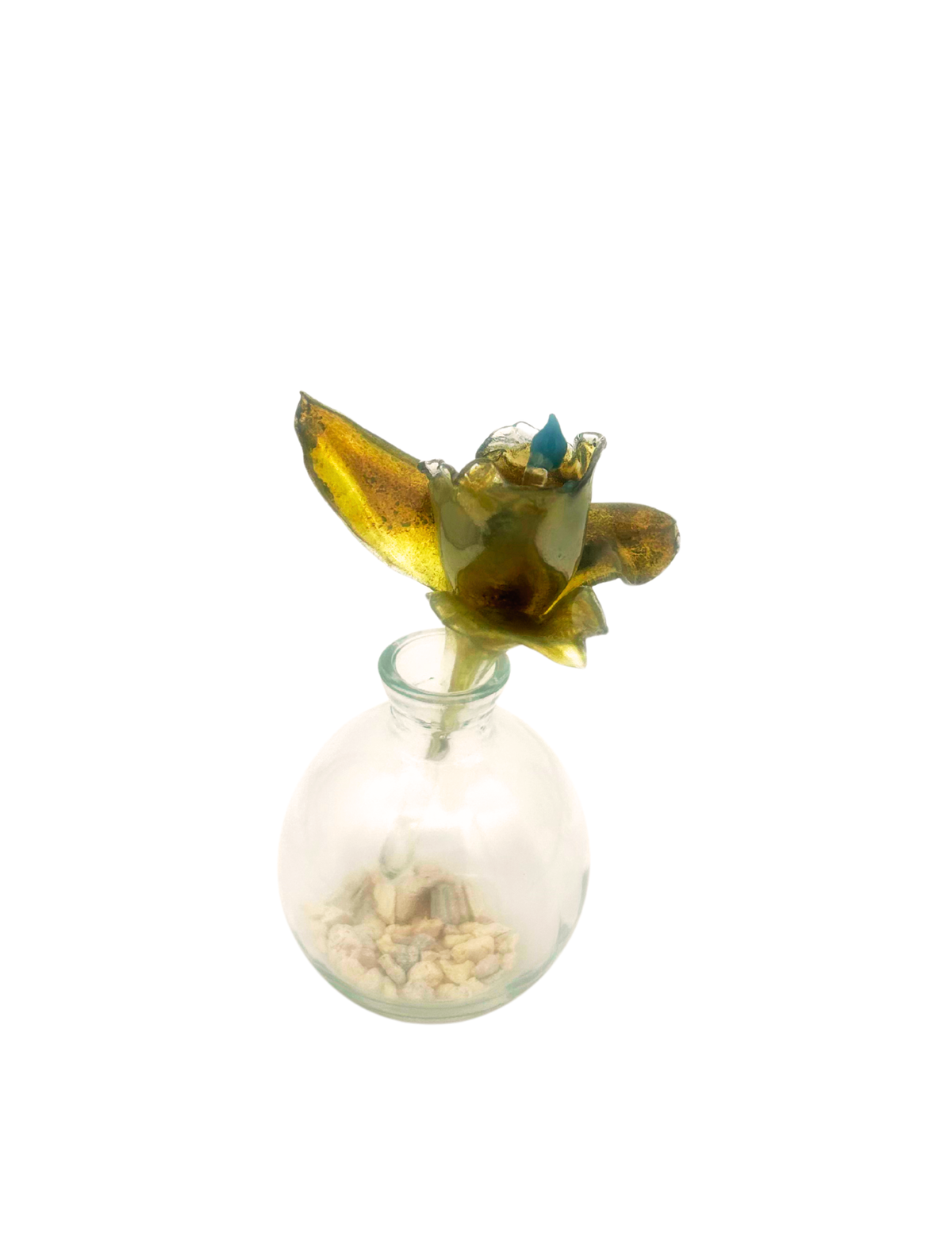 Multi-Green Flower in Vase