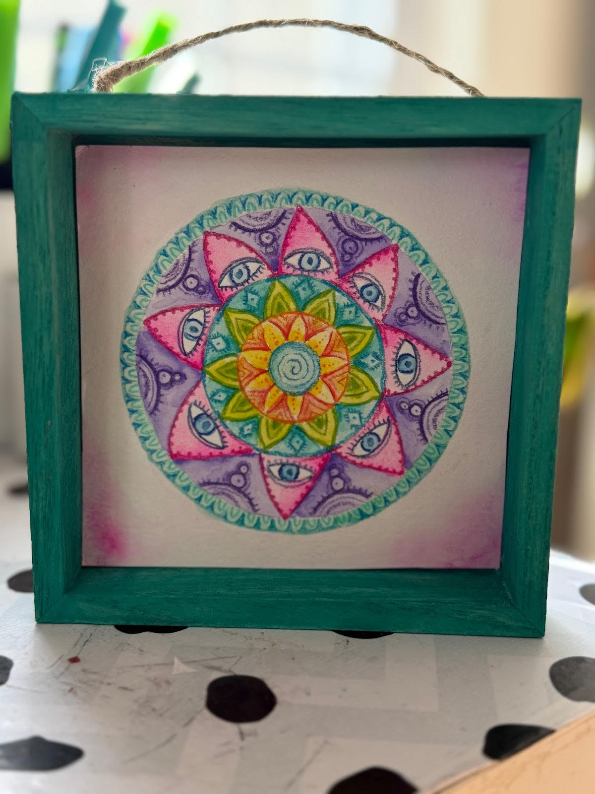 10-17 Mandala Water Color Play w/Pam Varacek