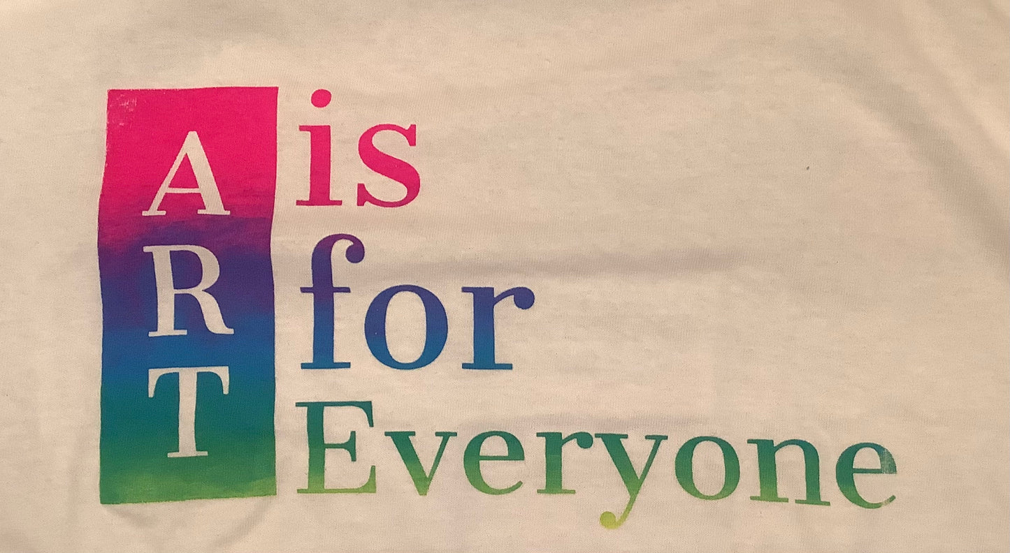 WPF Art is for Everyone V-neck T-Shirt