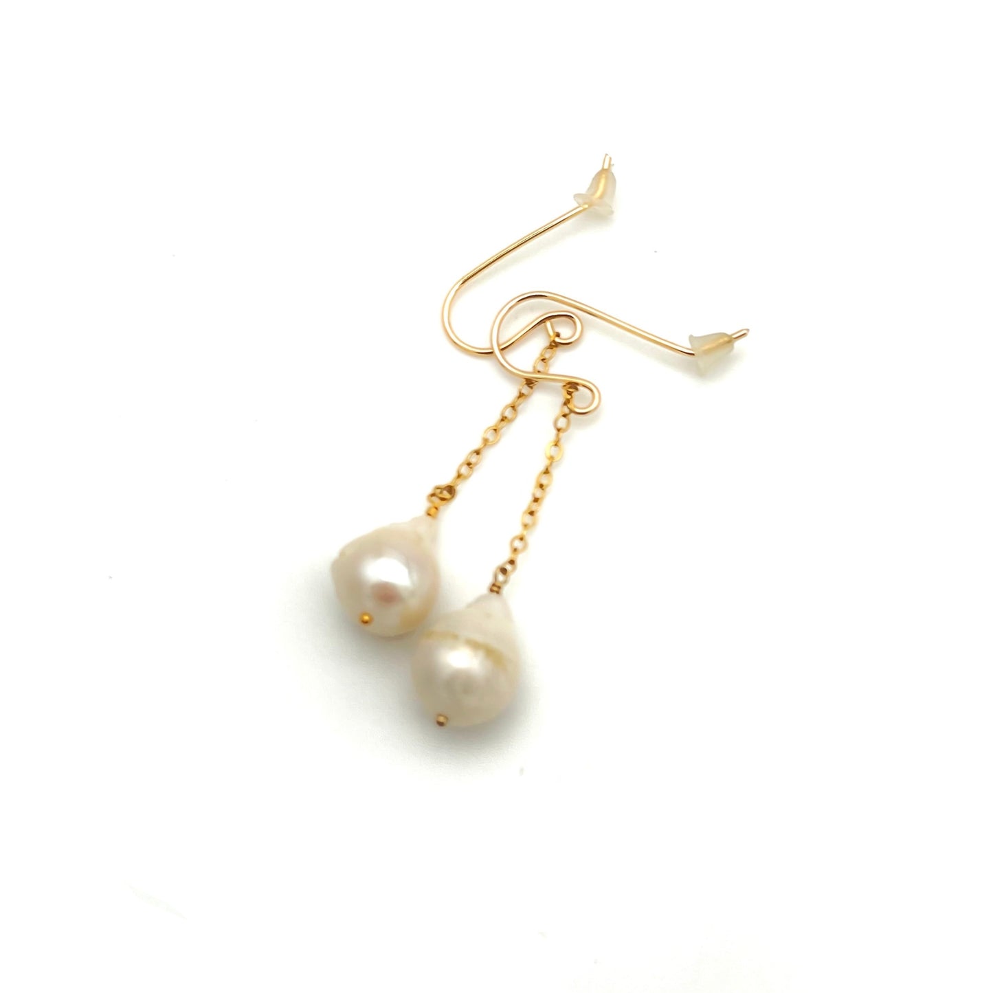 Pearl Shoulder Duster Earrings
