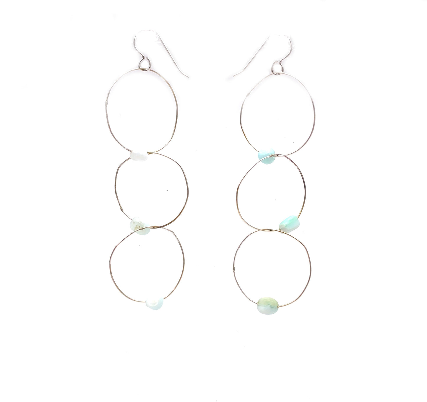 Three Ring Earrings
