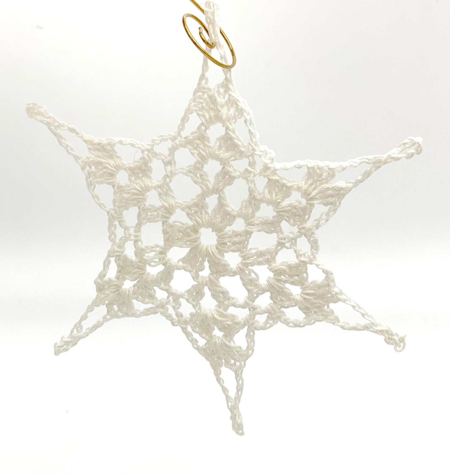 Handmade Lace Snowflake Ornaments