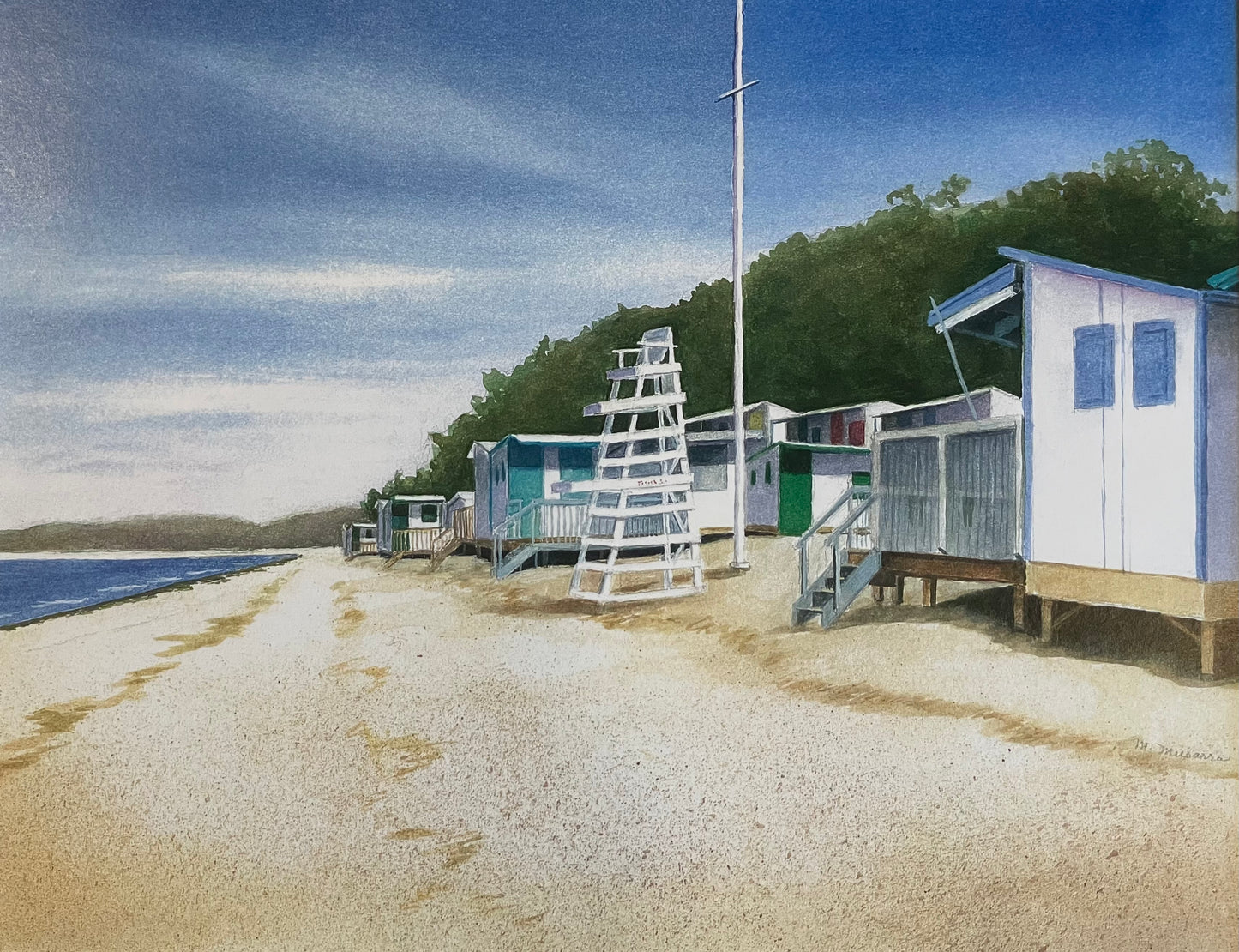 Print of Cabanas