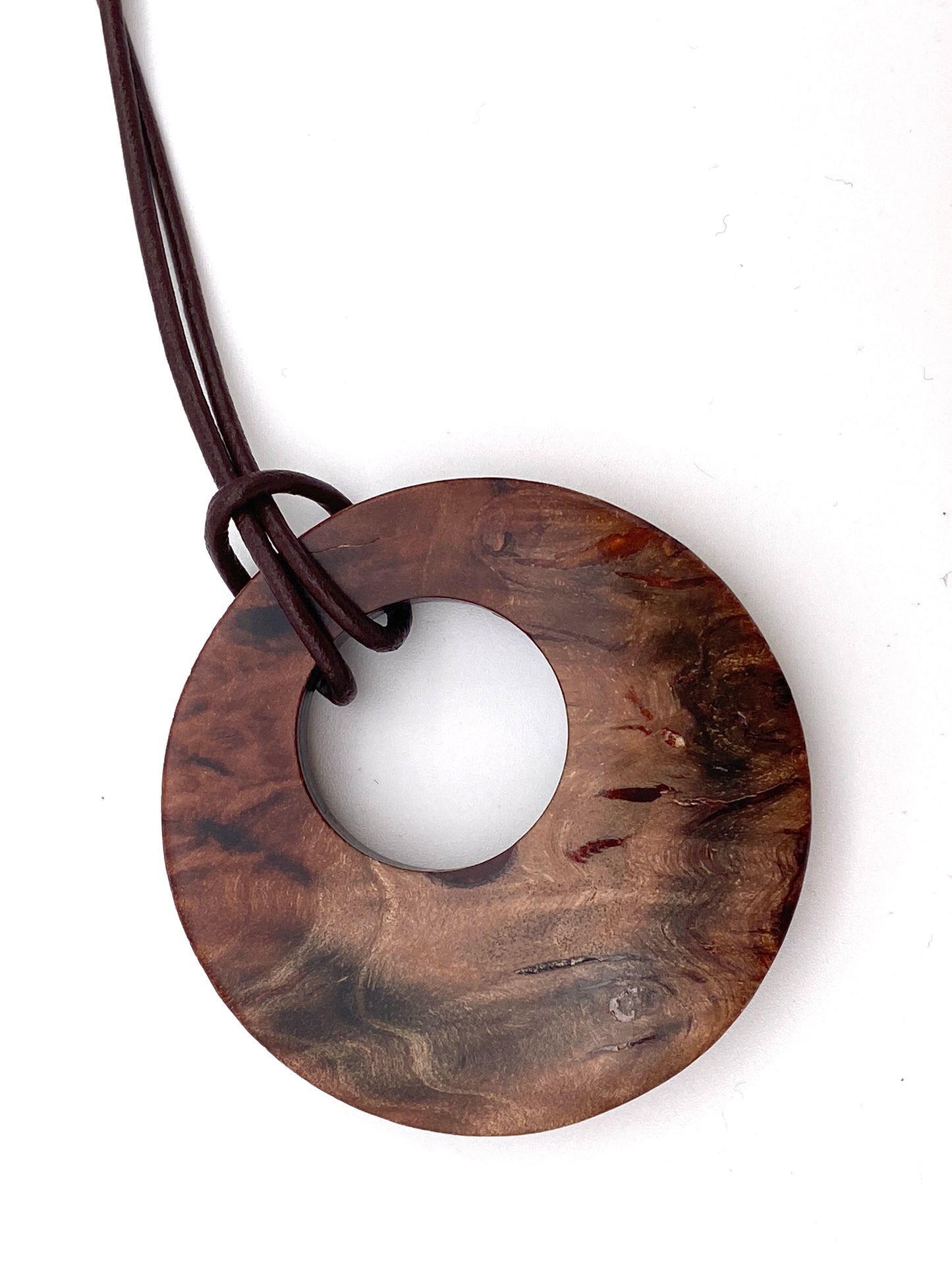 Epoxy and Wood Necklace