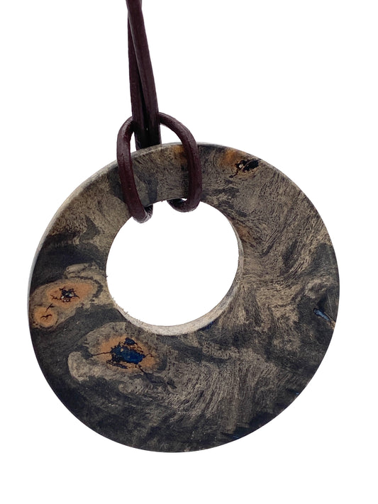 Epoxy and Wood Necklace