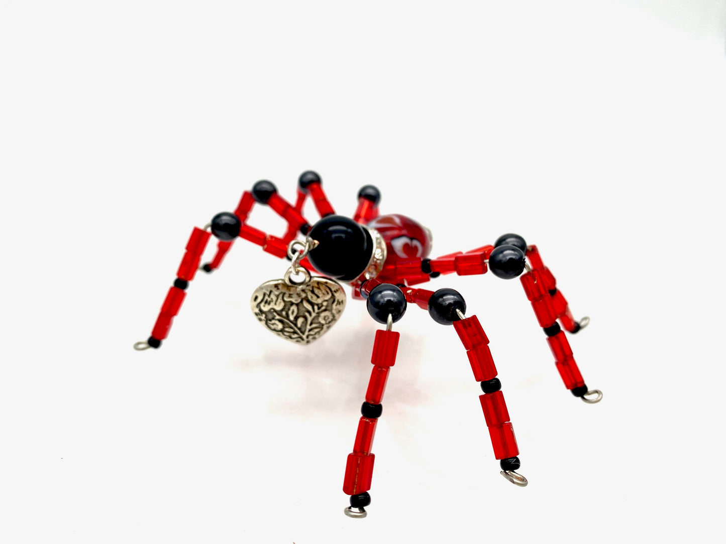 Posable Beaded Spiders, Holiday Themed