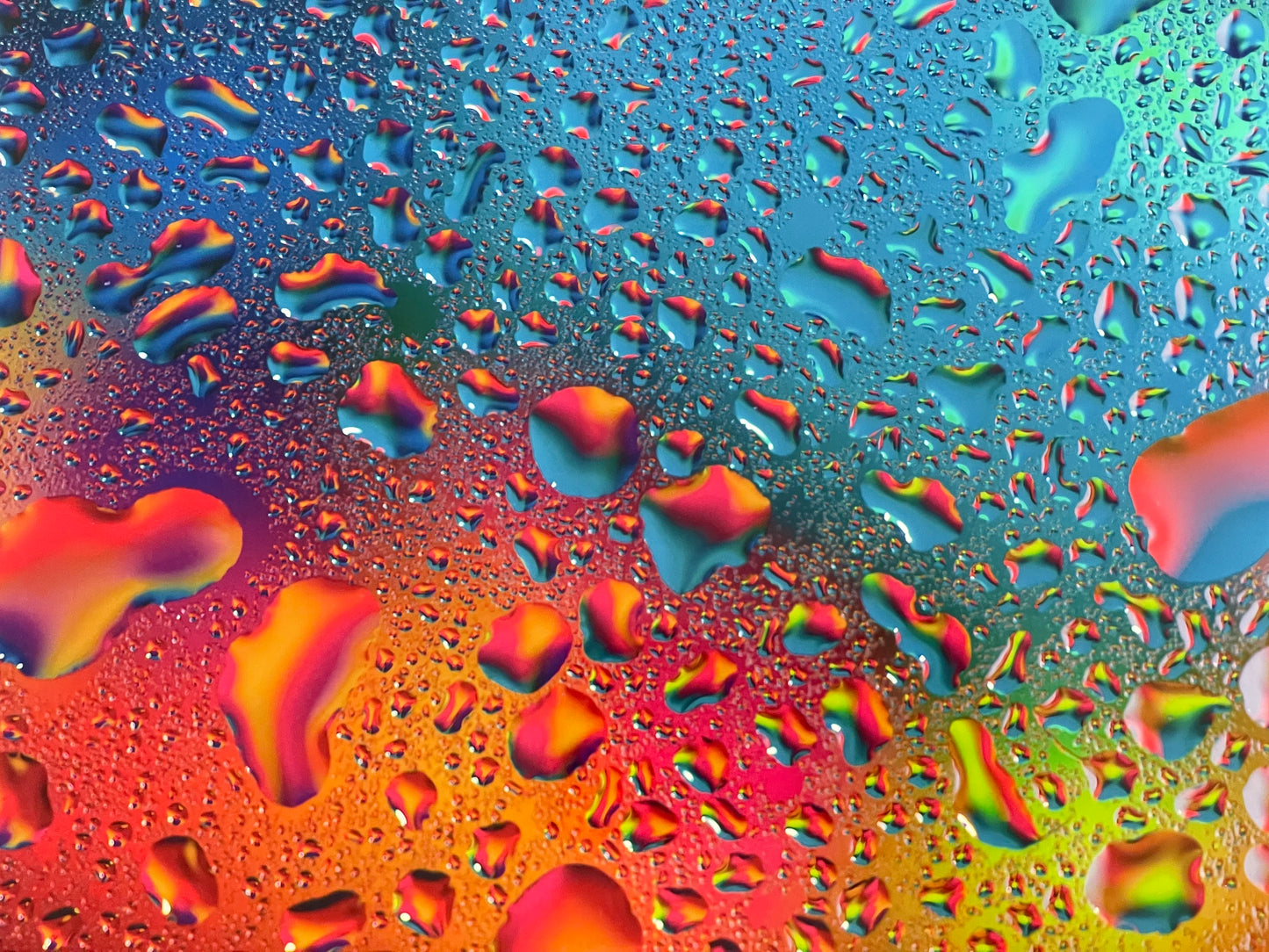 Multi Colored Droplets